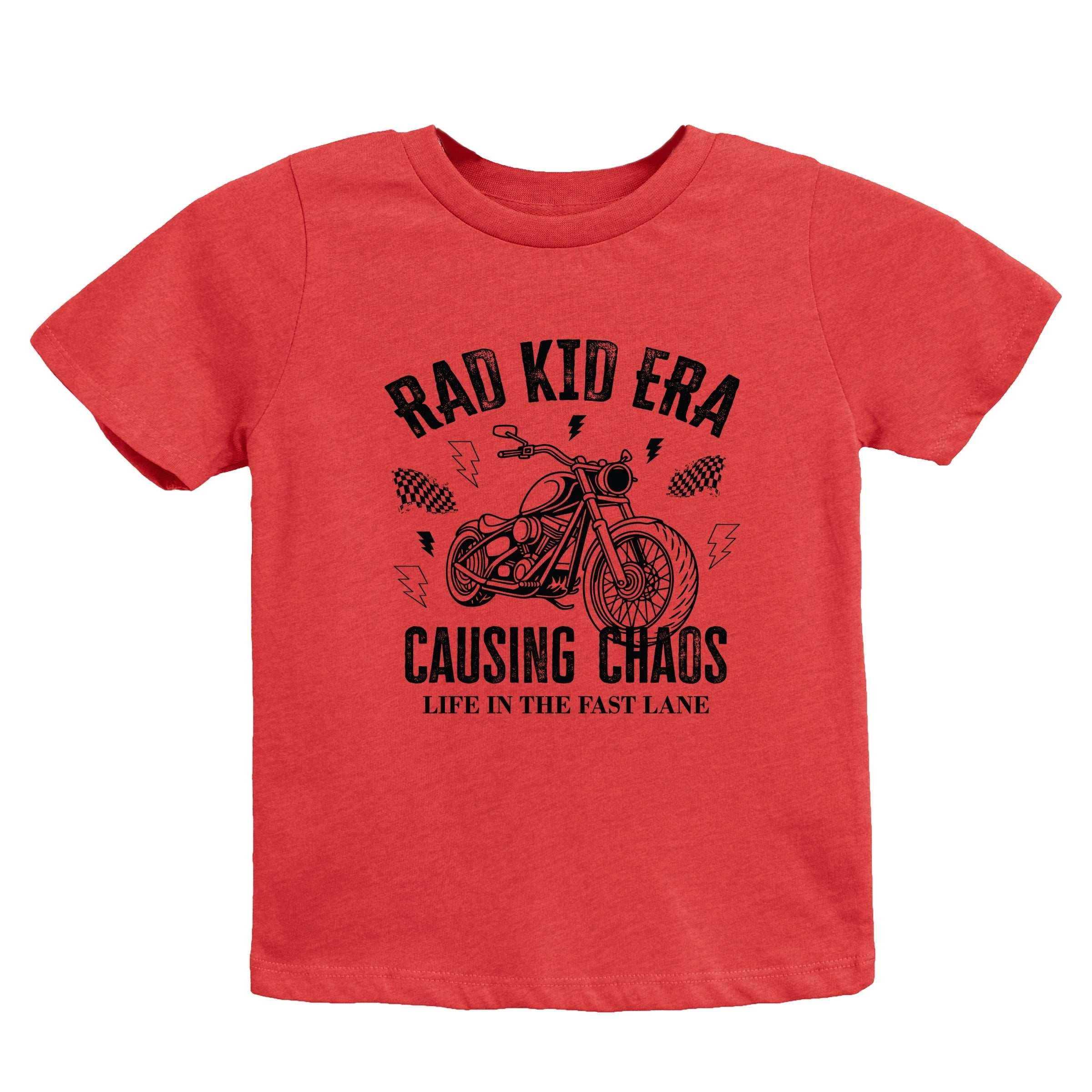 Rad Kid Era Causing Chaos - Youth Short Sleeve Graphic T-Shirt and Toddler Short Sleeve Graphic T-Shirt