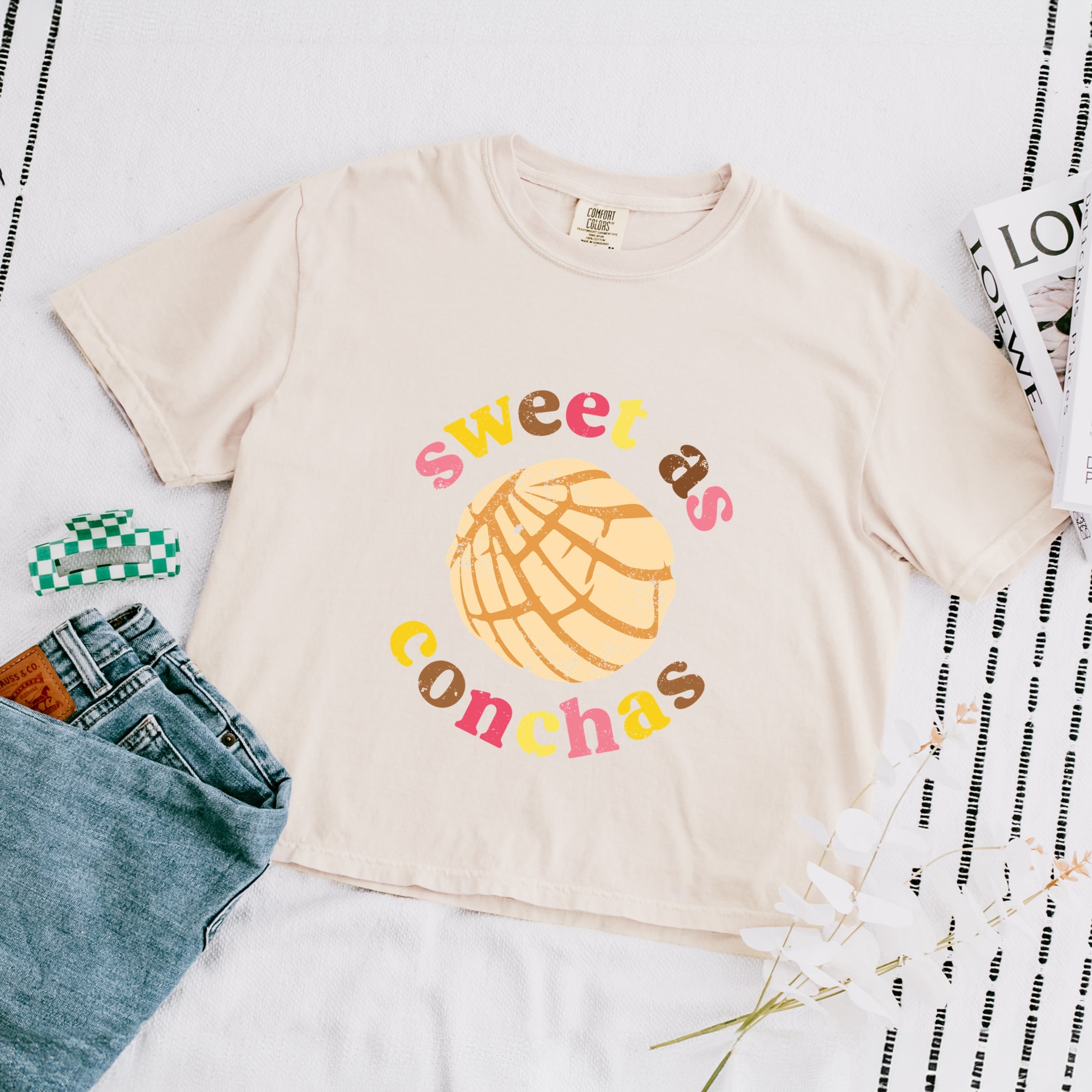 Sweet A Conchas - Boxy Crop Top