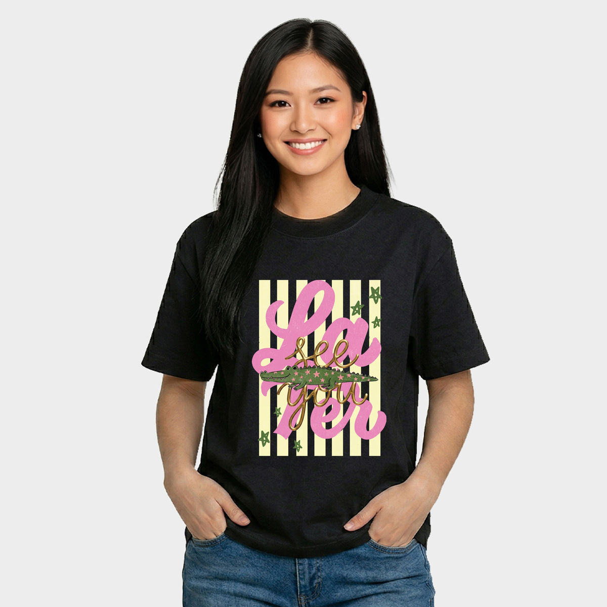 See You Later Alligator - Women's Relaxed Boxy Tee