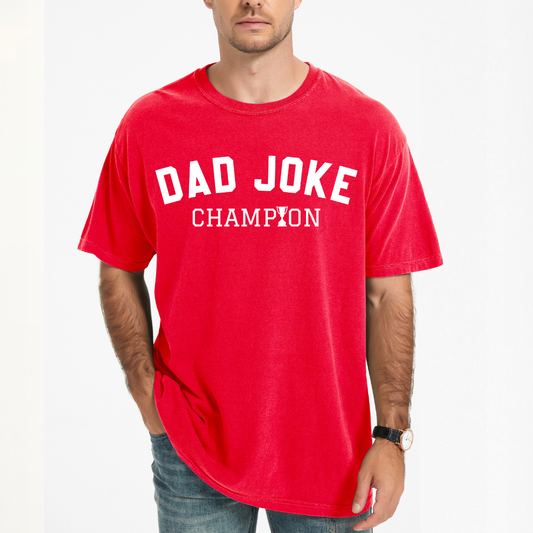 Dad Joke Champion | Men's Garment Dyed Tee