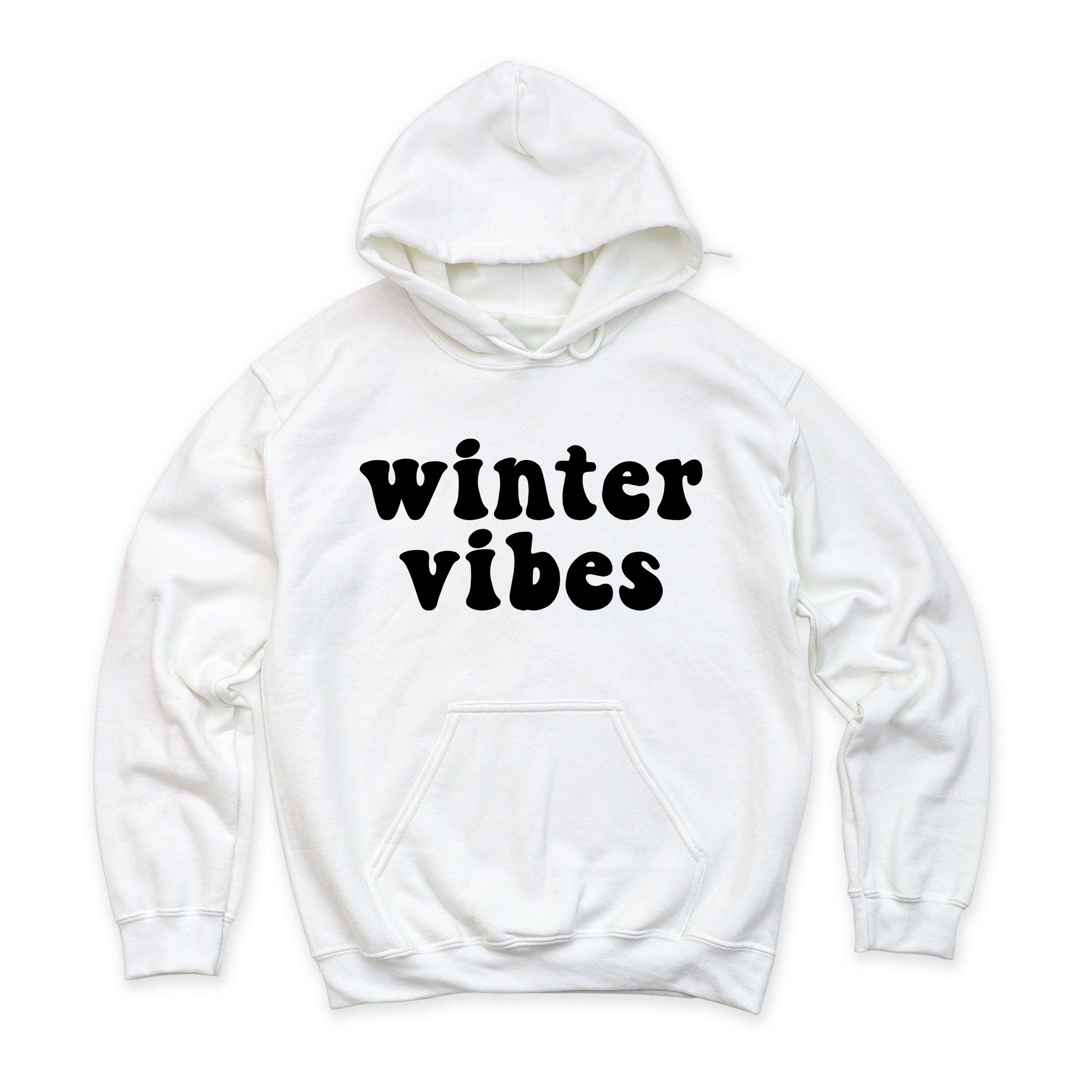 Retro Winter Vibes - Women's Graphic Hoodie