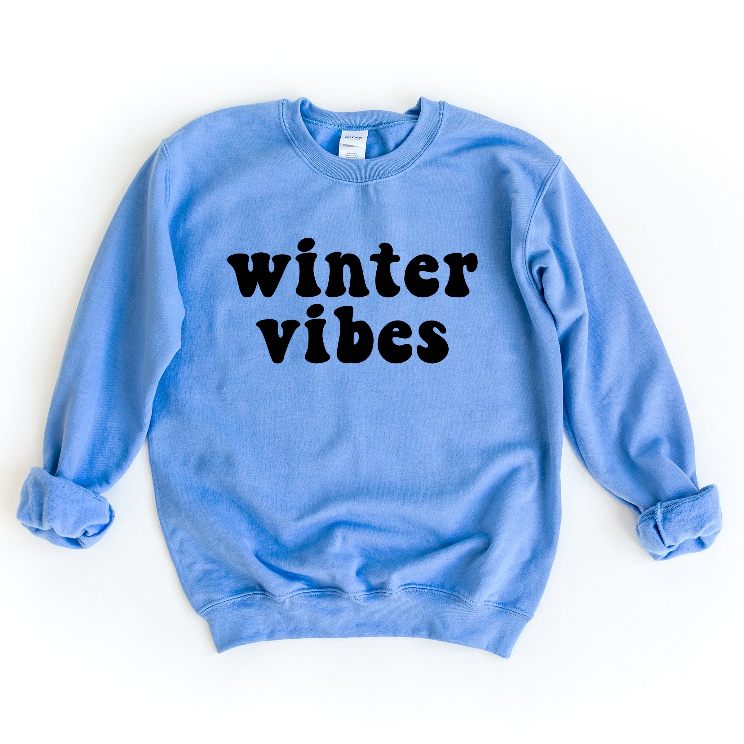 Retro Winter Vibes - Women's Graphic Sweatshirt
