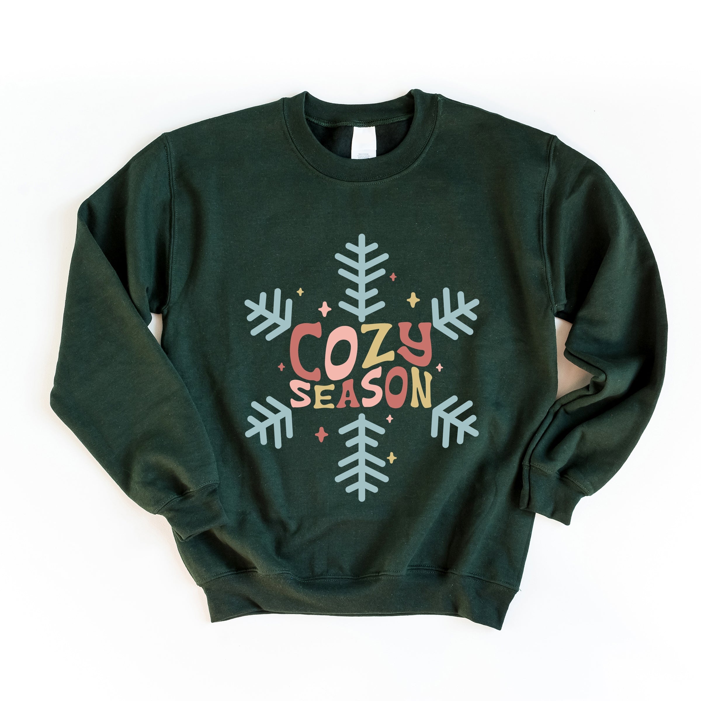 Cozy Season Colorful - Women's Graphic Sweatshirt