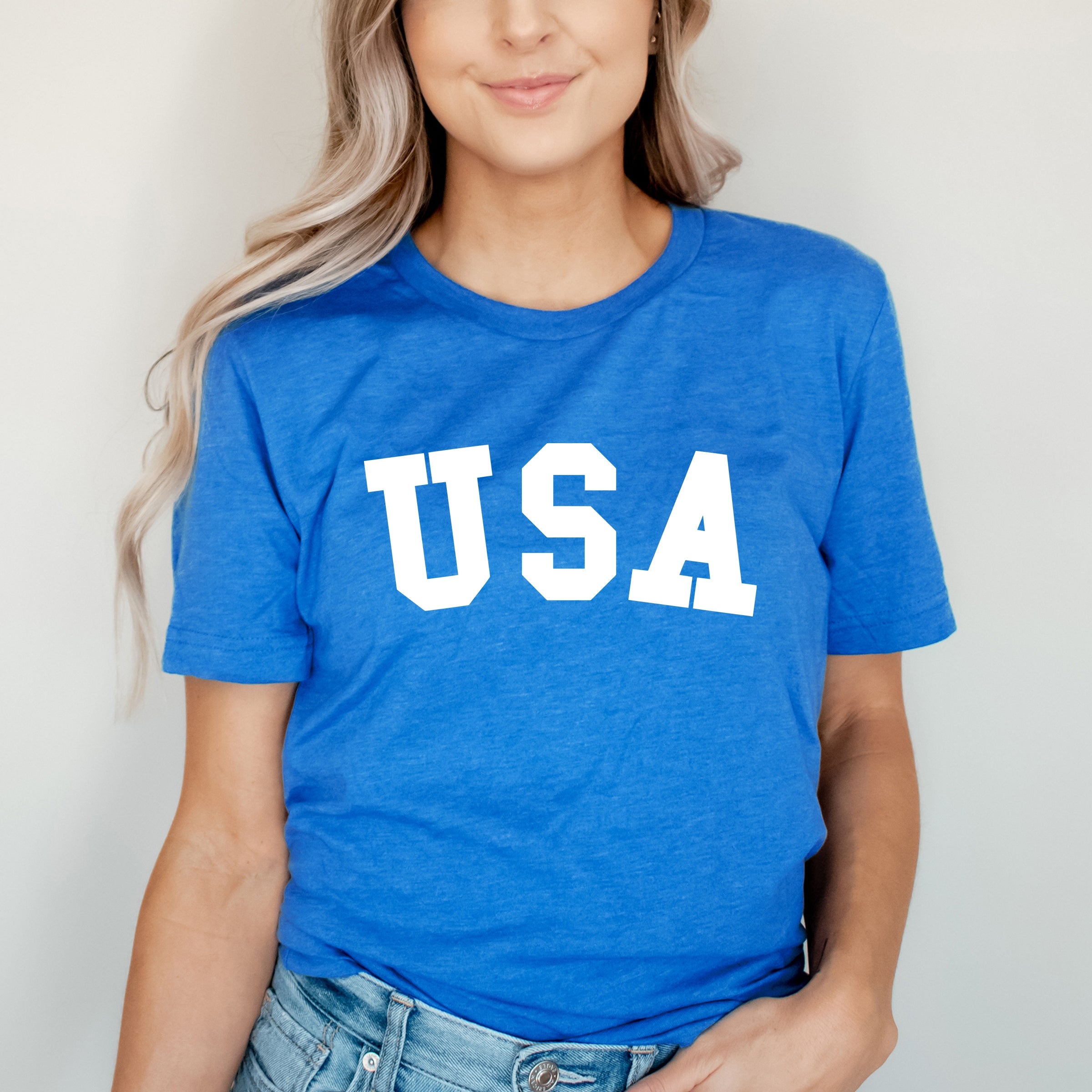 USA Bold - Women's Short Sleeve Graphic T-Shirt
