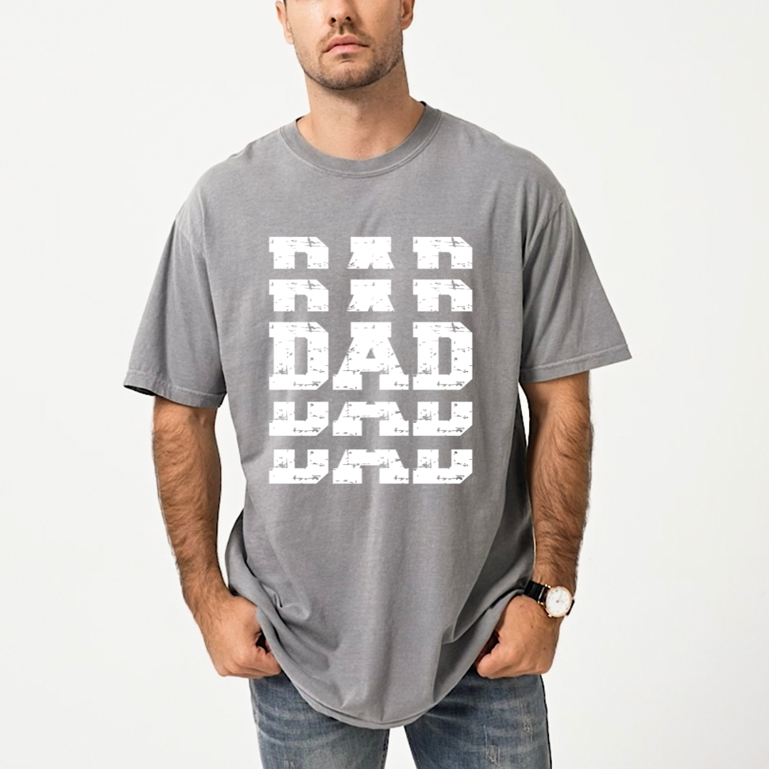 Dad Stacked | Men's Garment Dyed Tee