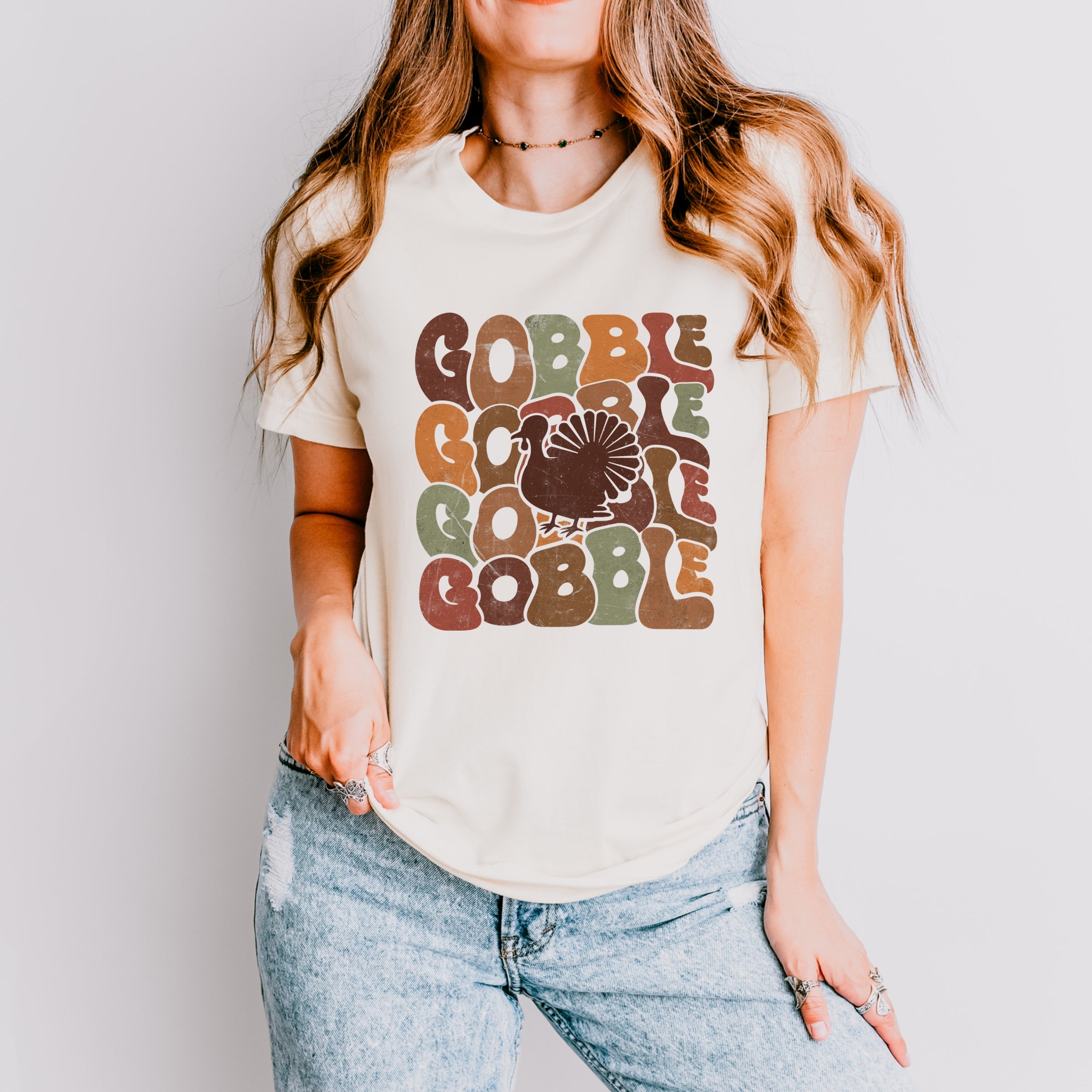 Gobble Turkey - Short Sleeve Tee