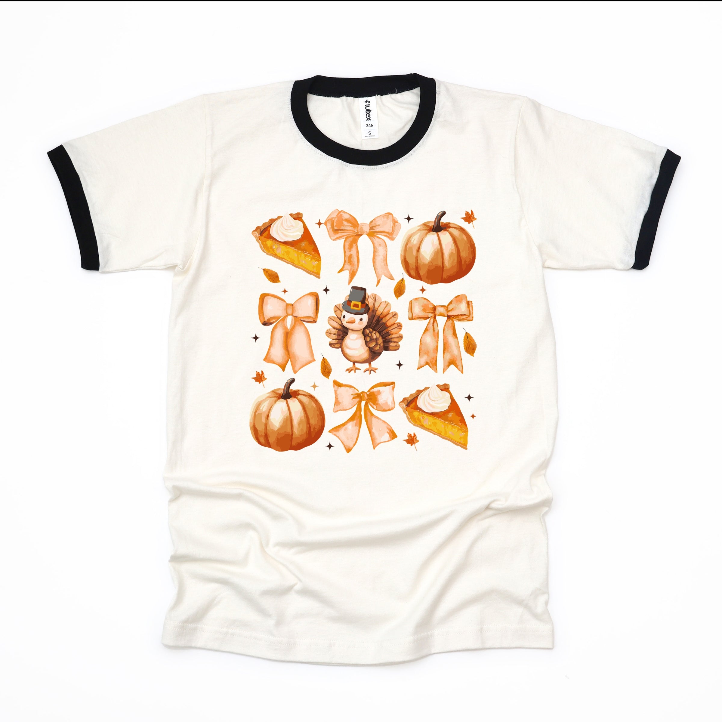 Coquette Turkey Pie - Women's Ringer Graphic T-Shirt