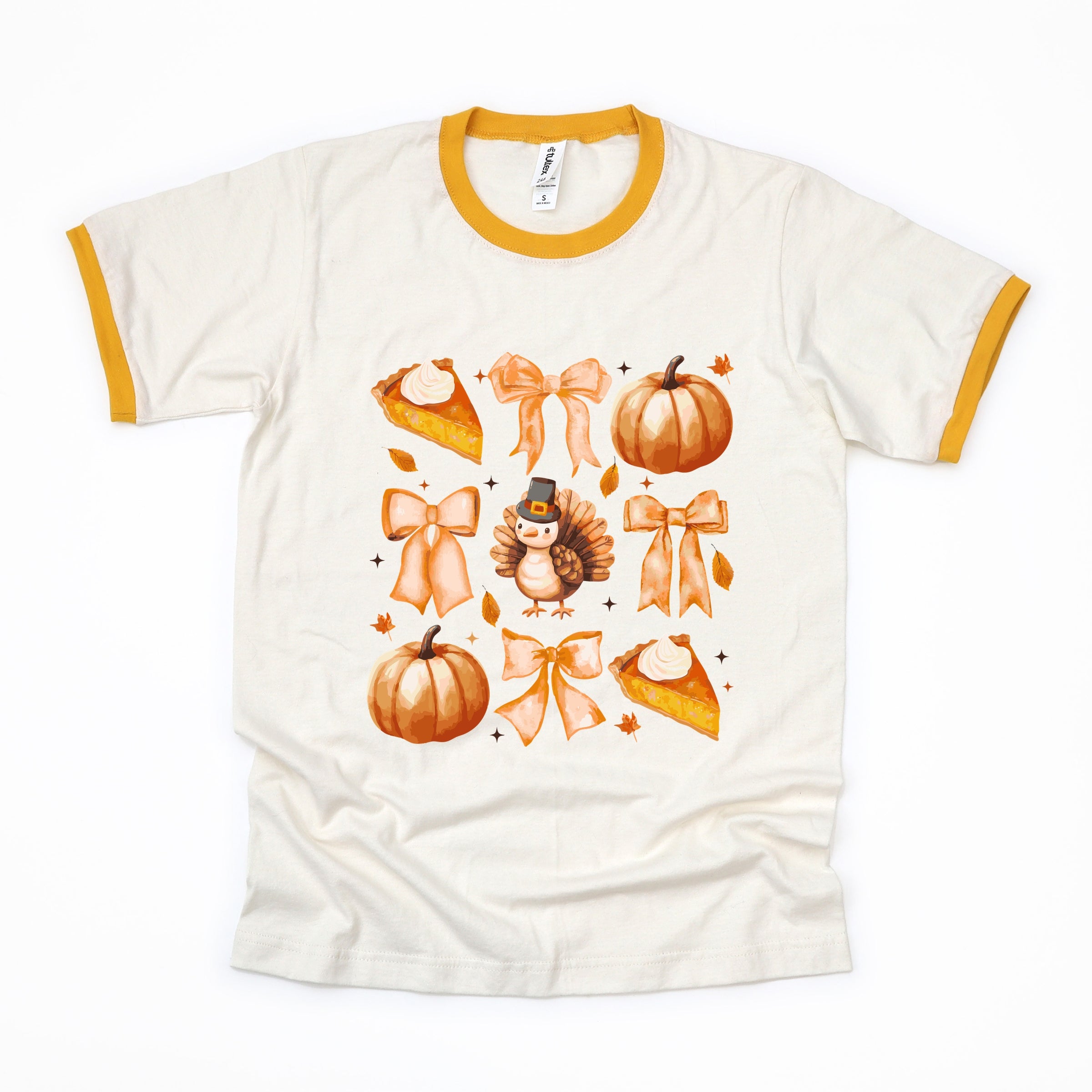 Coquette Turkey Pie - Women's Ringer Graphic T-Shirt