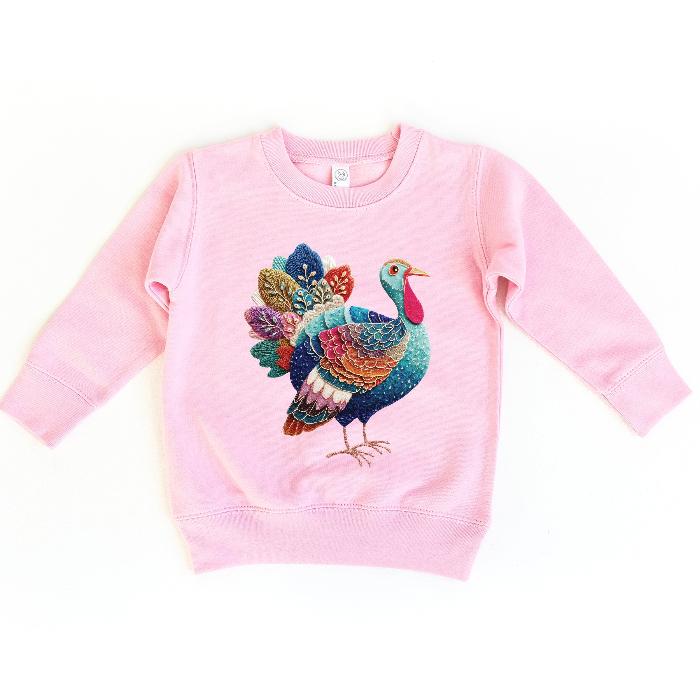 Turkey Patchwork Print - Toddler Graphic Sweatshirt