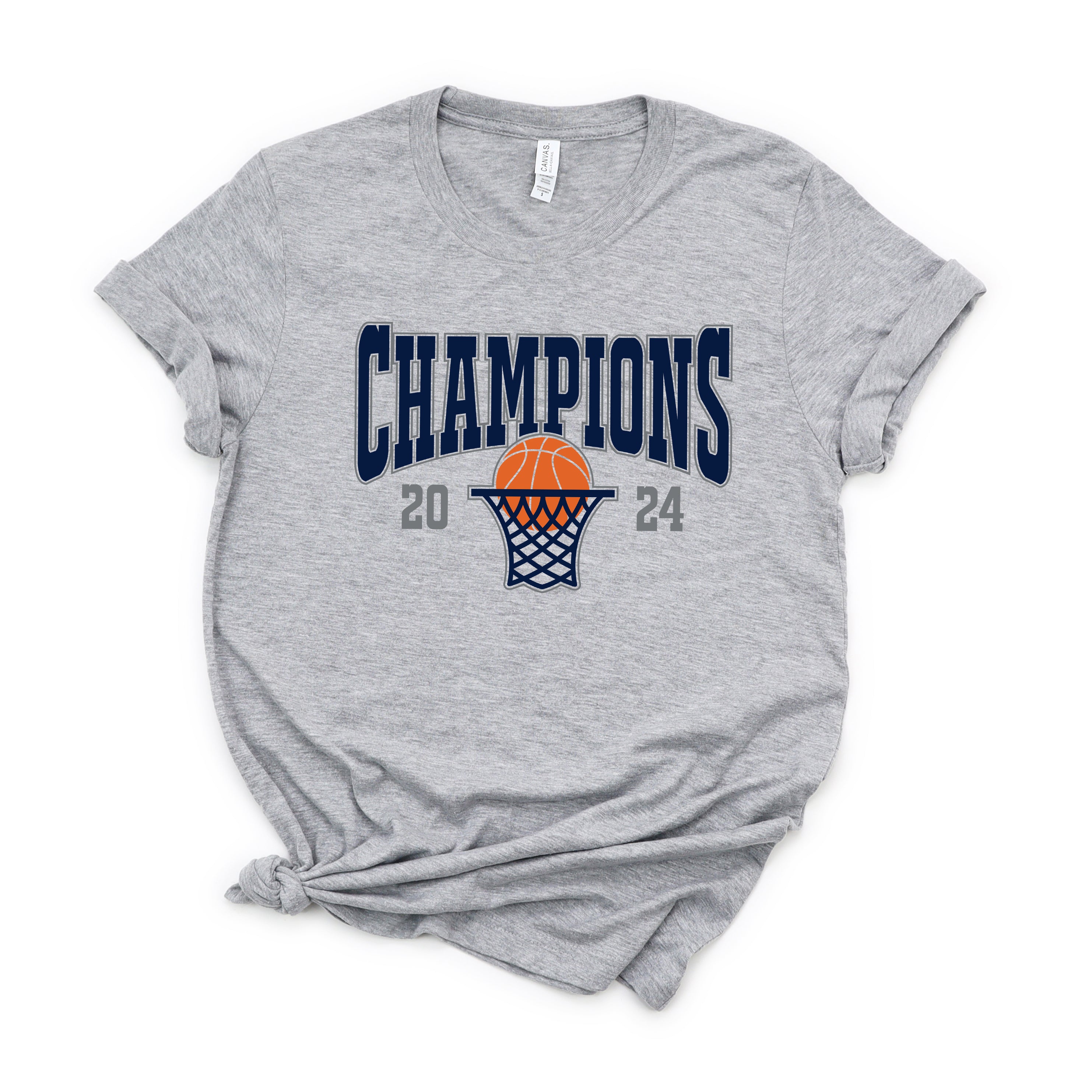College Basketball 2024 Champions CT | Short Sleeve Graphic Tee