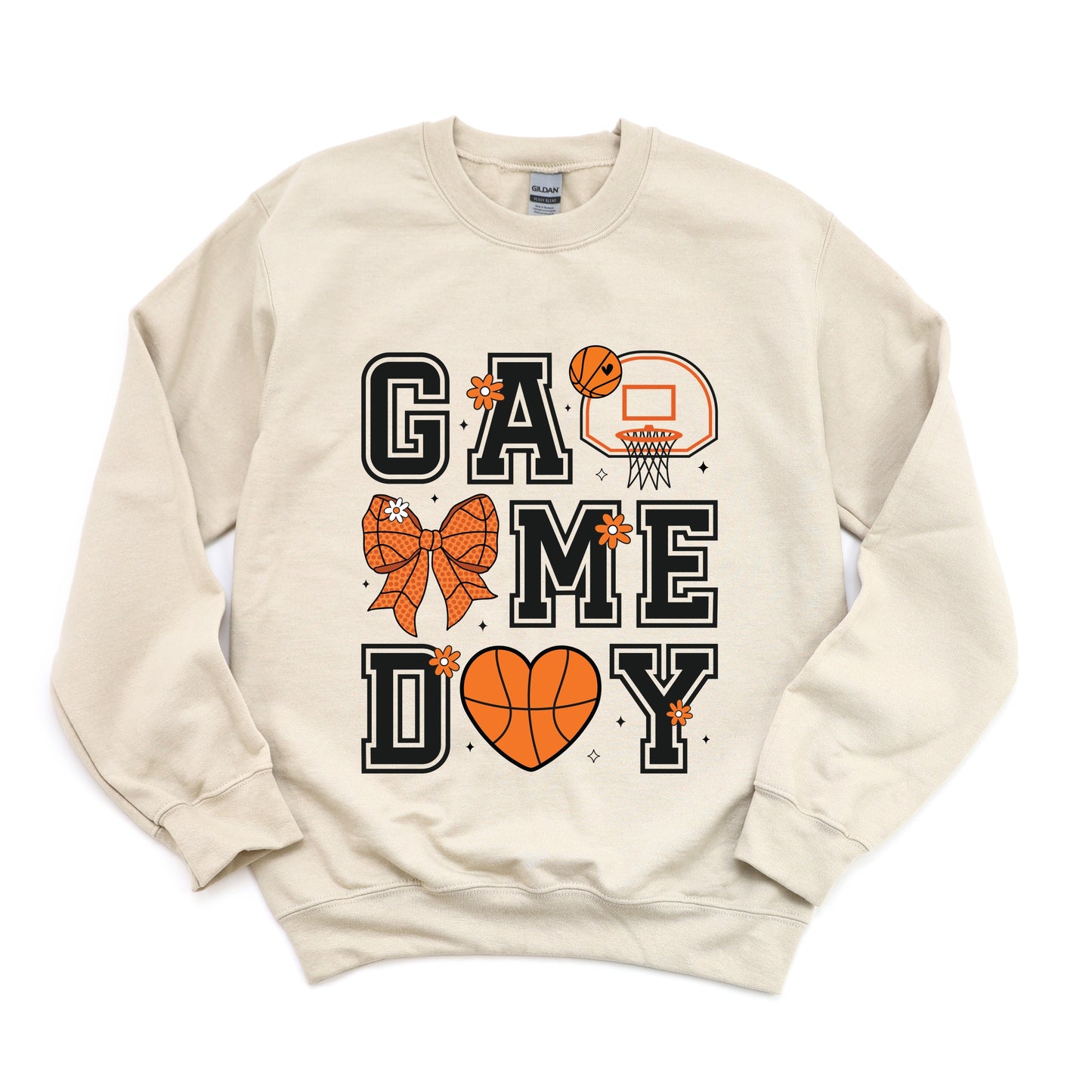 Basketball Game Day Coquette - Women's Graphic Sweatshirt