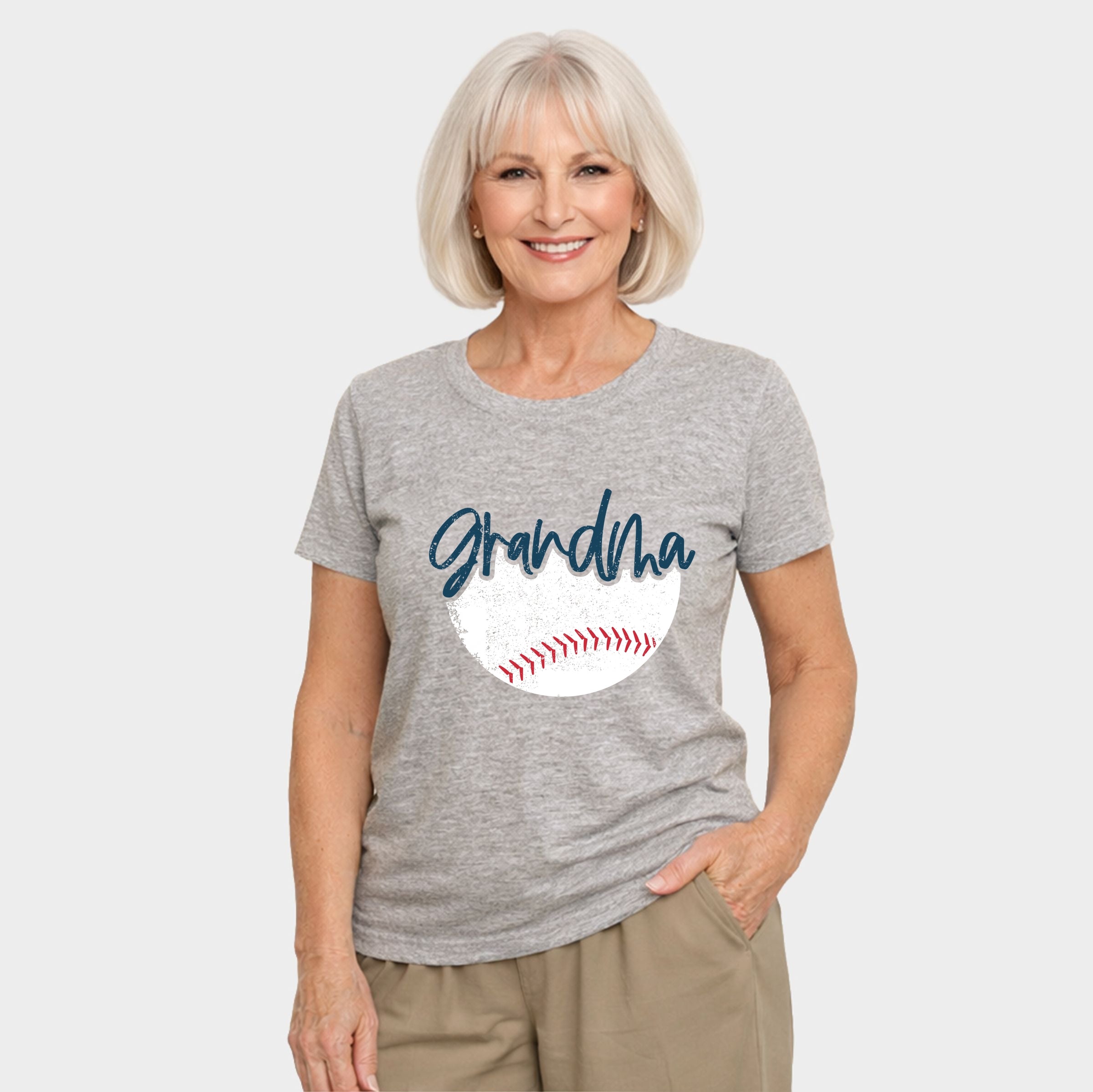 Grandma Baseball - Womens Short Sleeve Tee