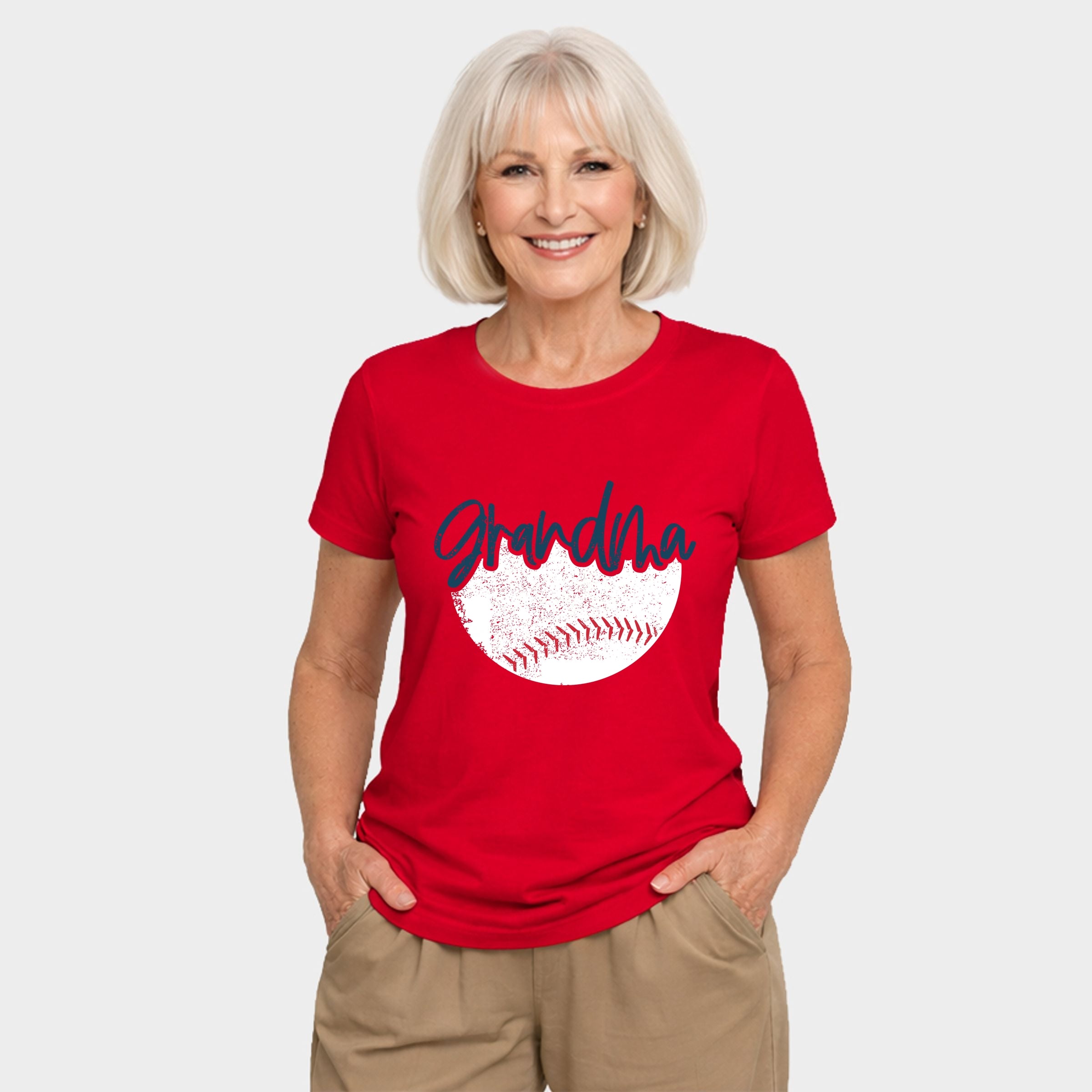 Grandma Baseball - Womens Short Sleeve Tee