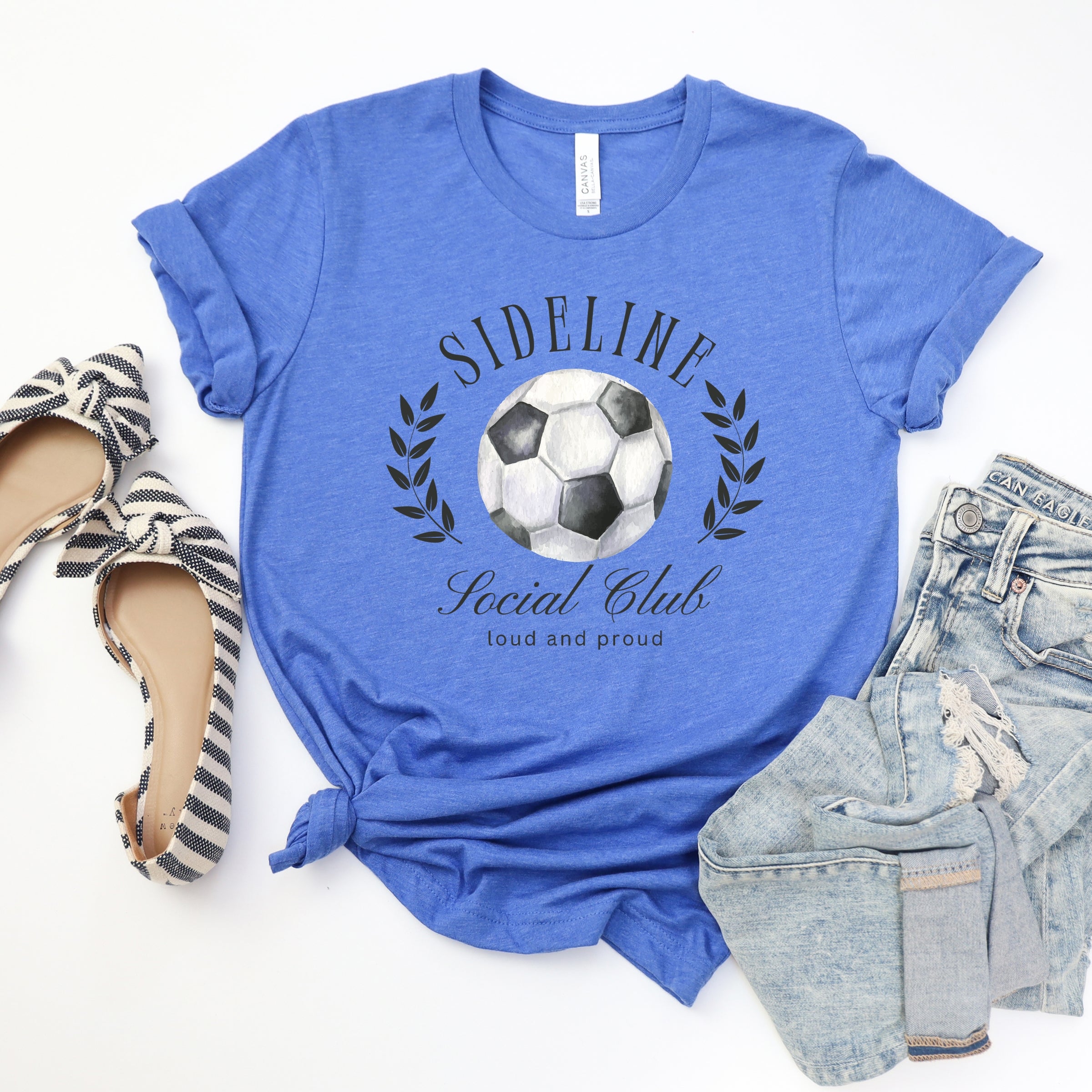 Sideline Social Club - Women's Short Sleeve Graphic T-Shirt