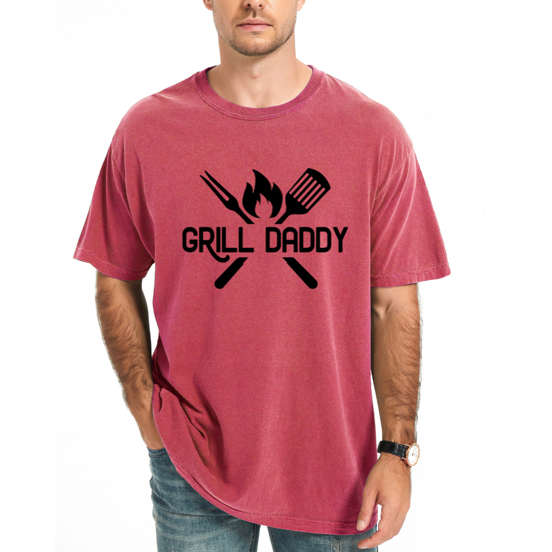 Grill Daddy | Men's Garment Dyed Tee