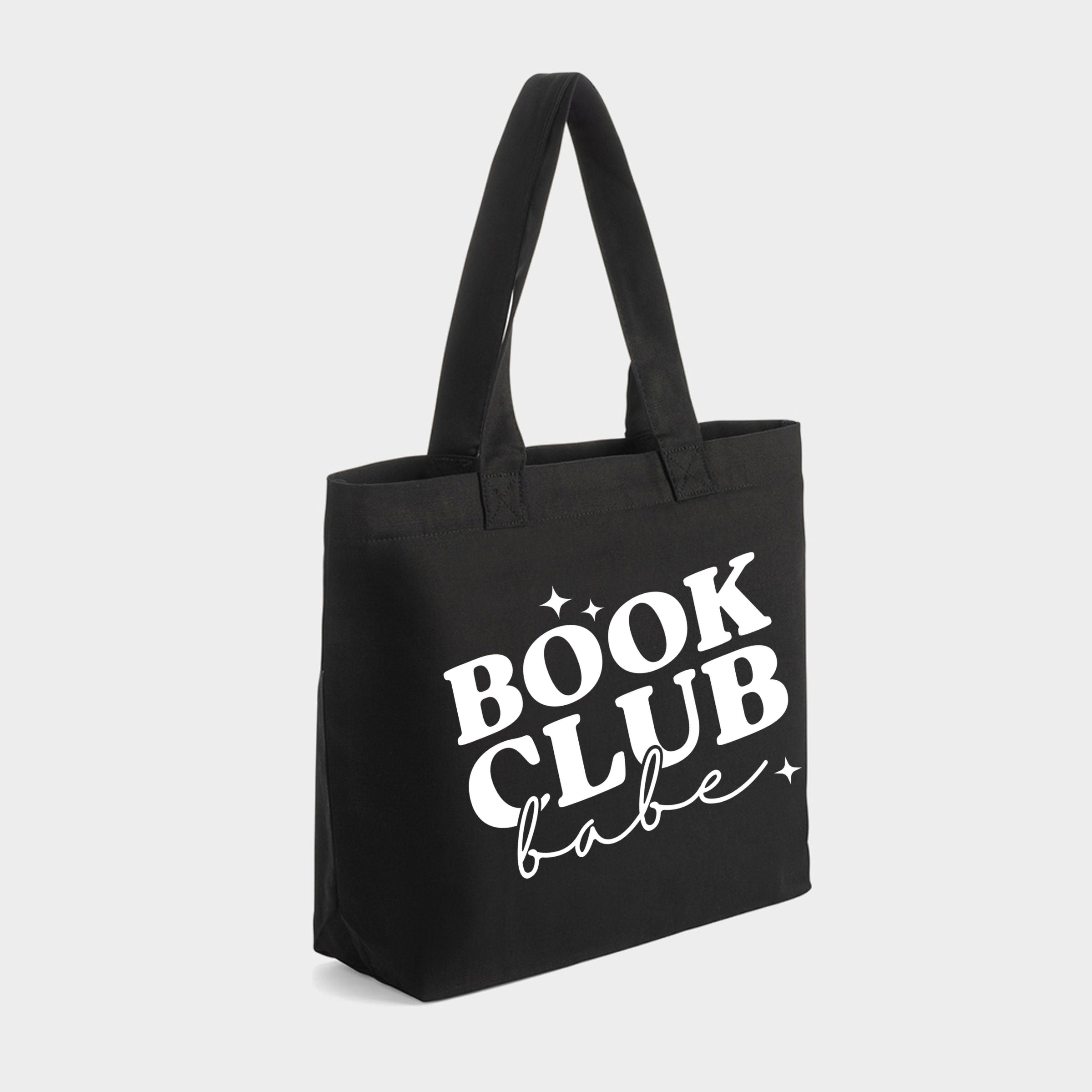 Book Club Babe - Zippered Canvas Tote