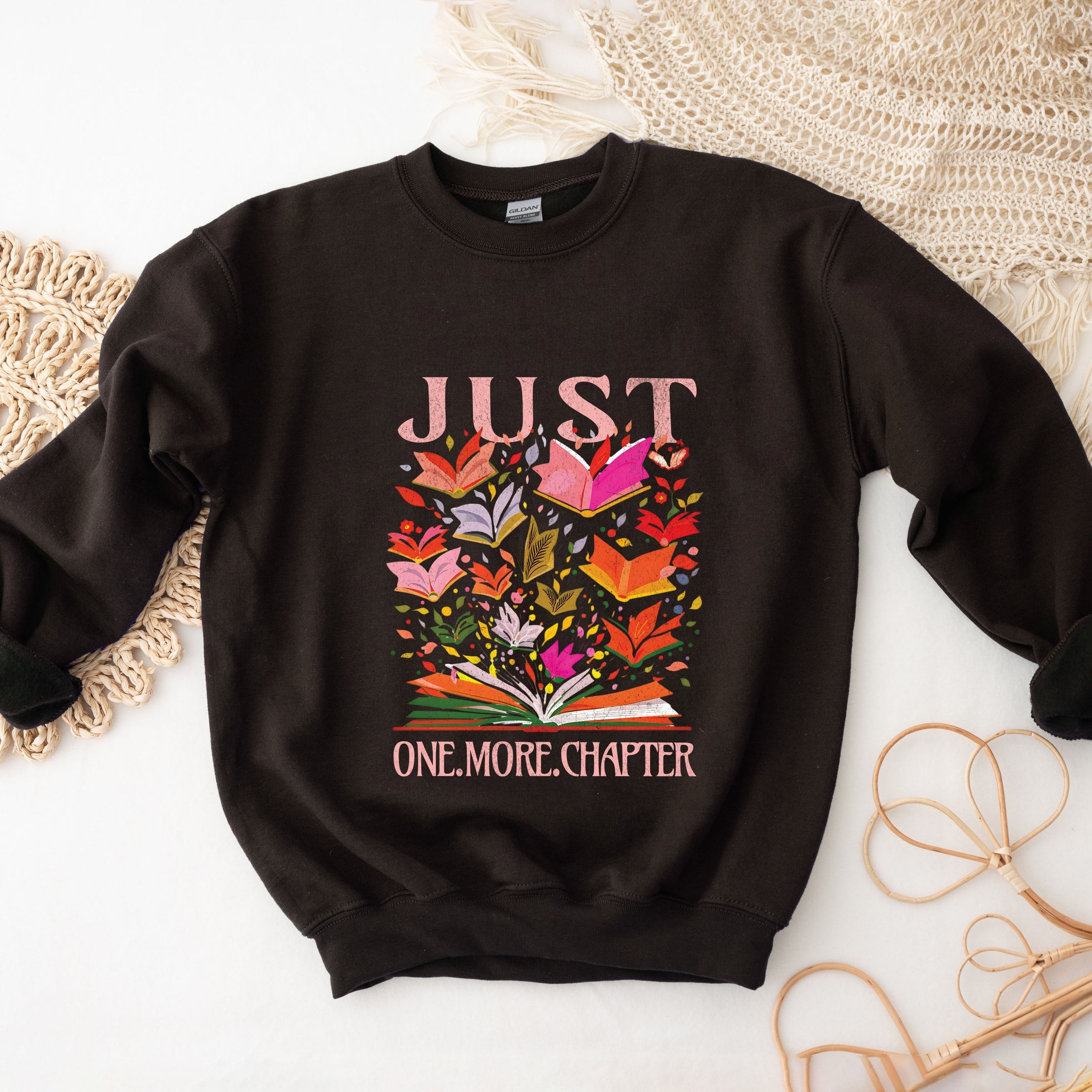 Just One More Chapter Books - Women's Graphic Sweatshirt