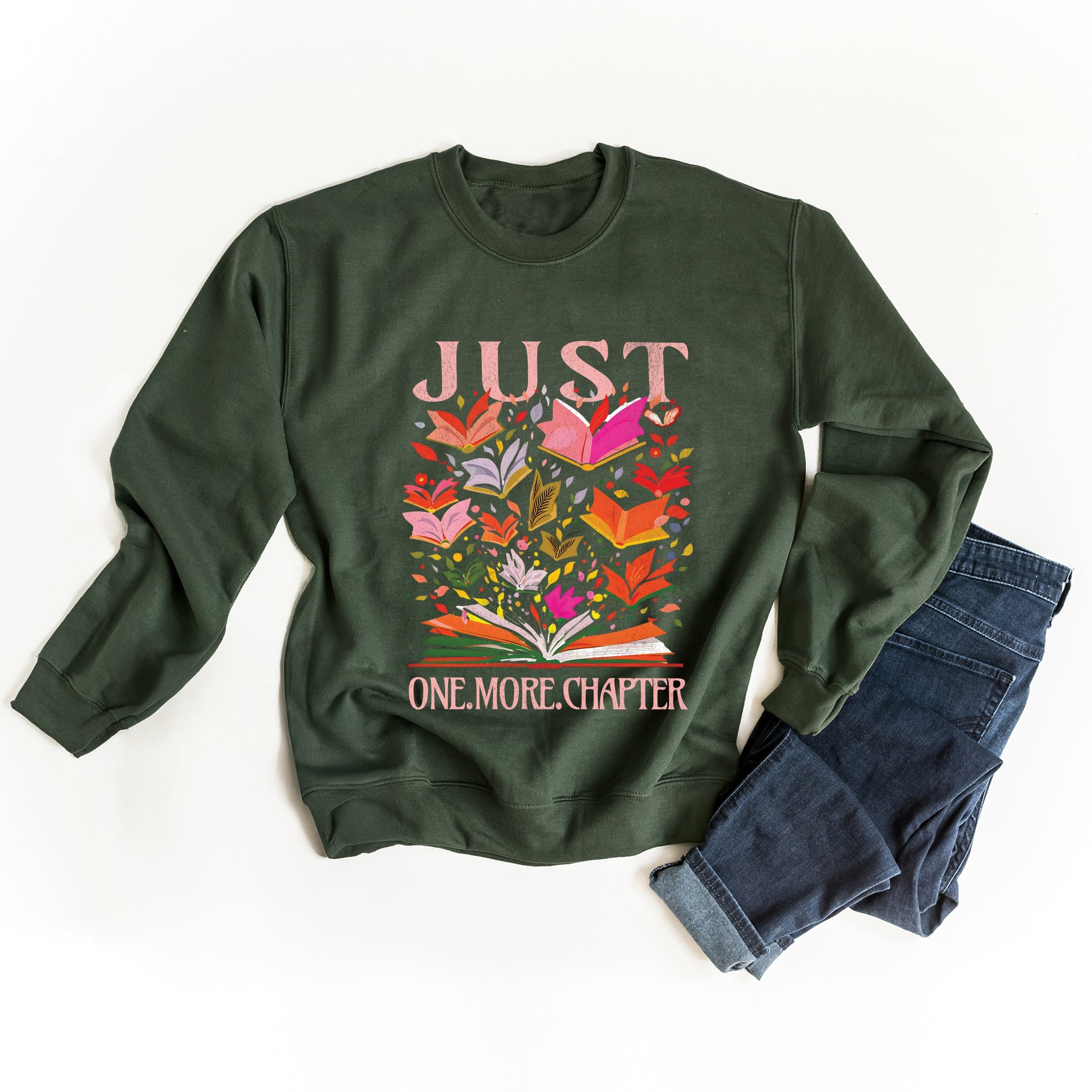Just One More Chapter Books - Women's Graphic Sweatshirt