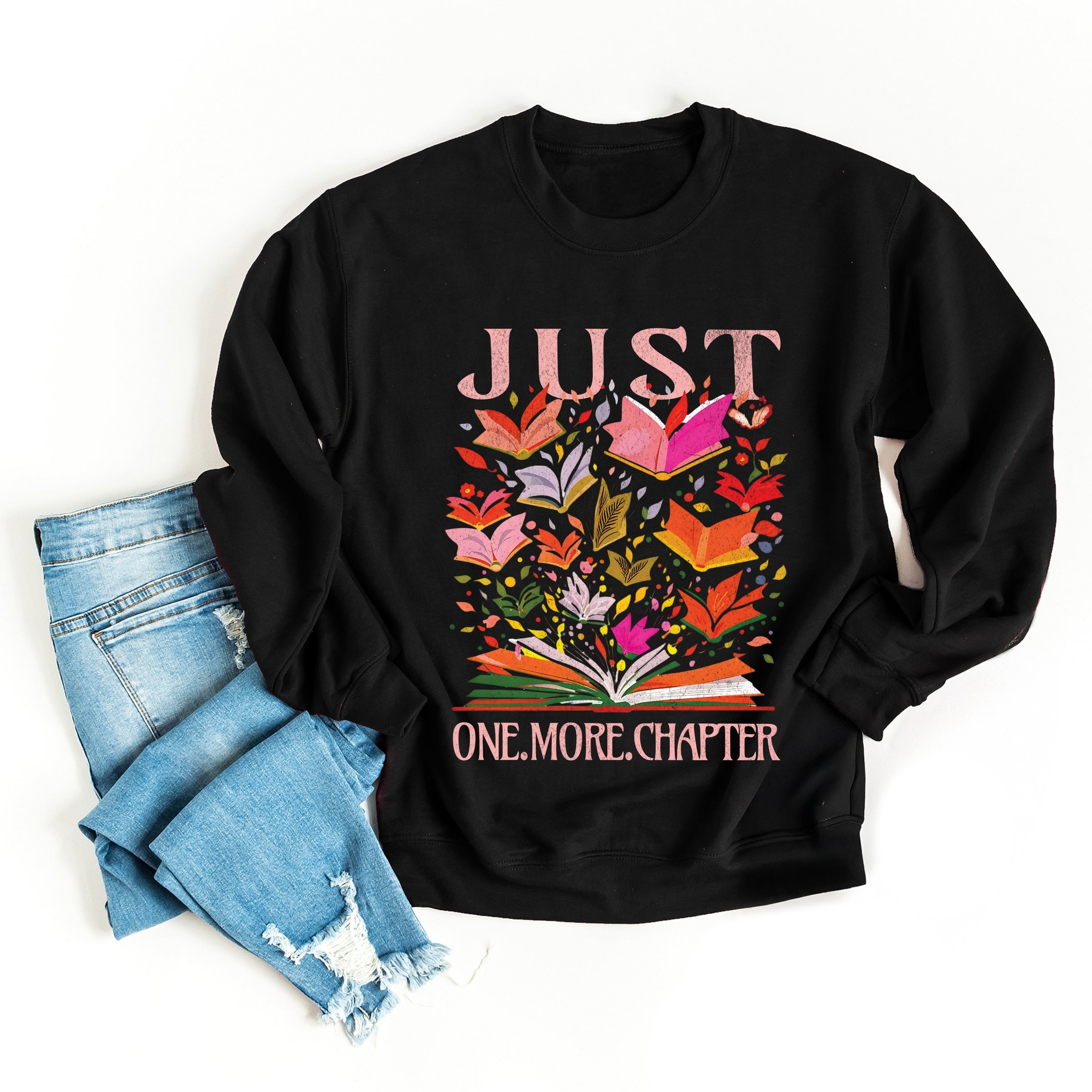 Just One More Chapter Books - Women's Graphic Sweatshirt