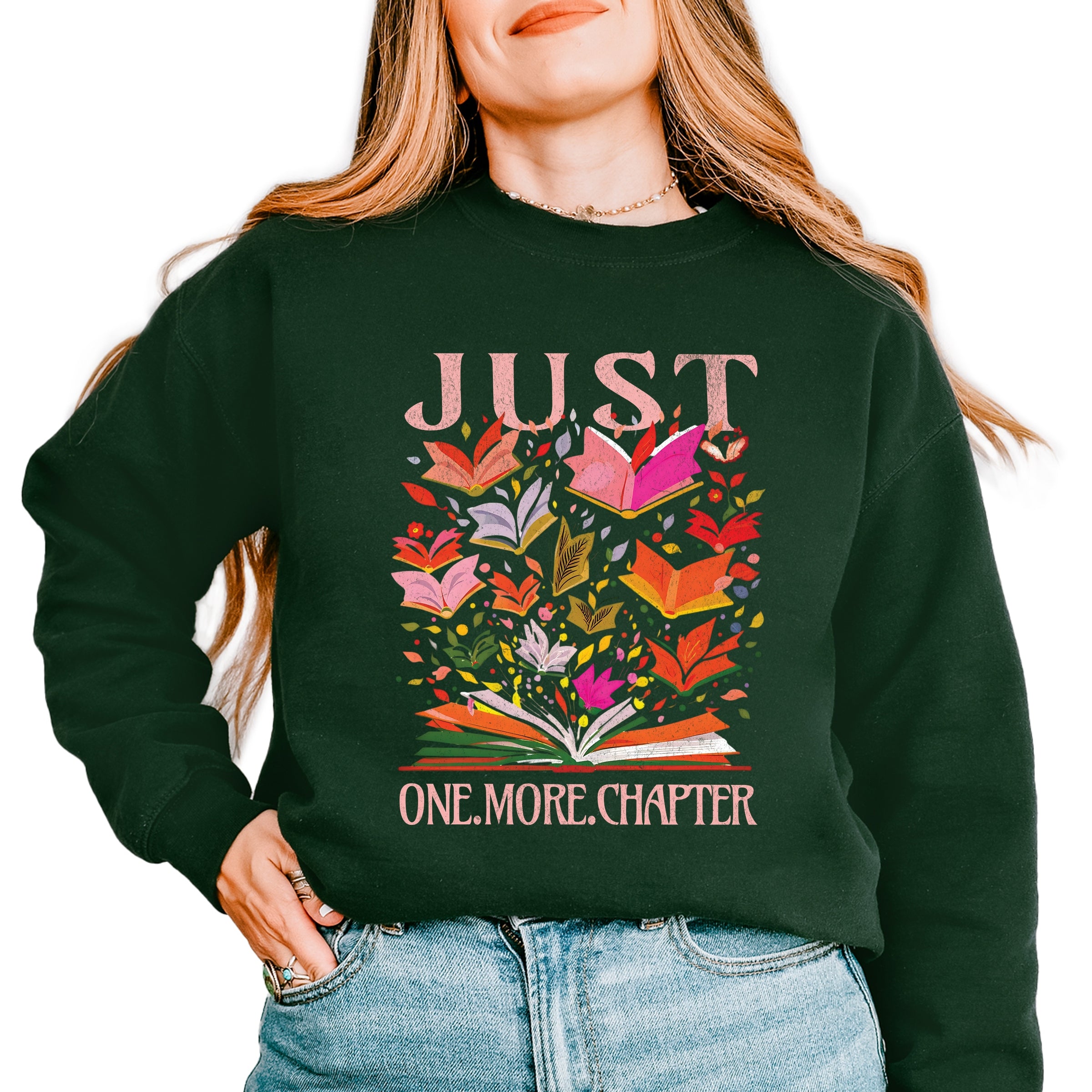 Just One More Chapter Books - Women's Graphic Sweatshirt