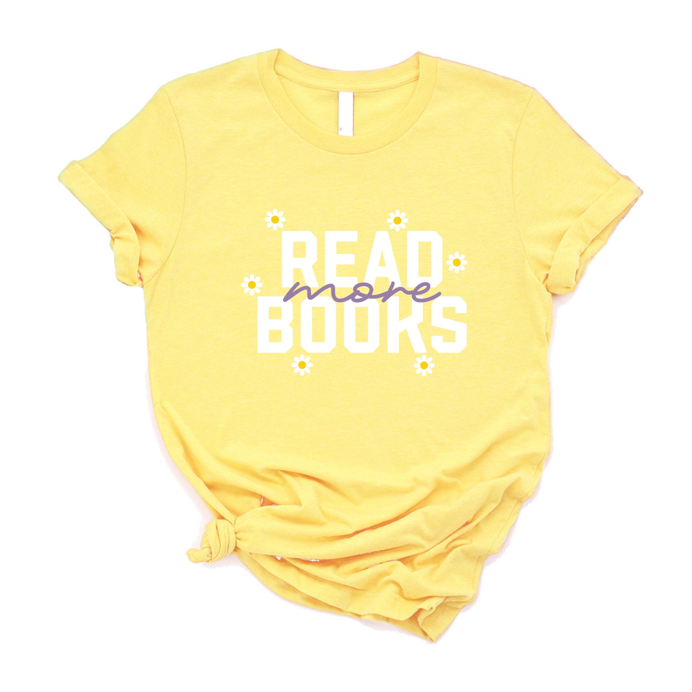 Read More Books Daisies - Women's Short Sleeve Graphic T-Shirt