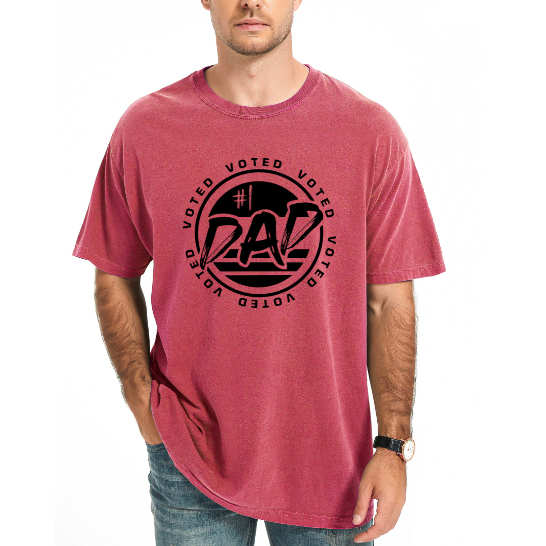 Voted #1 Dad | Men's Garment Dyed Tee