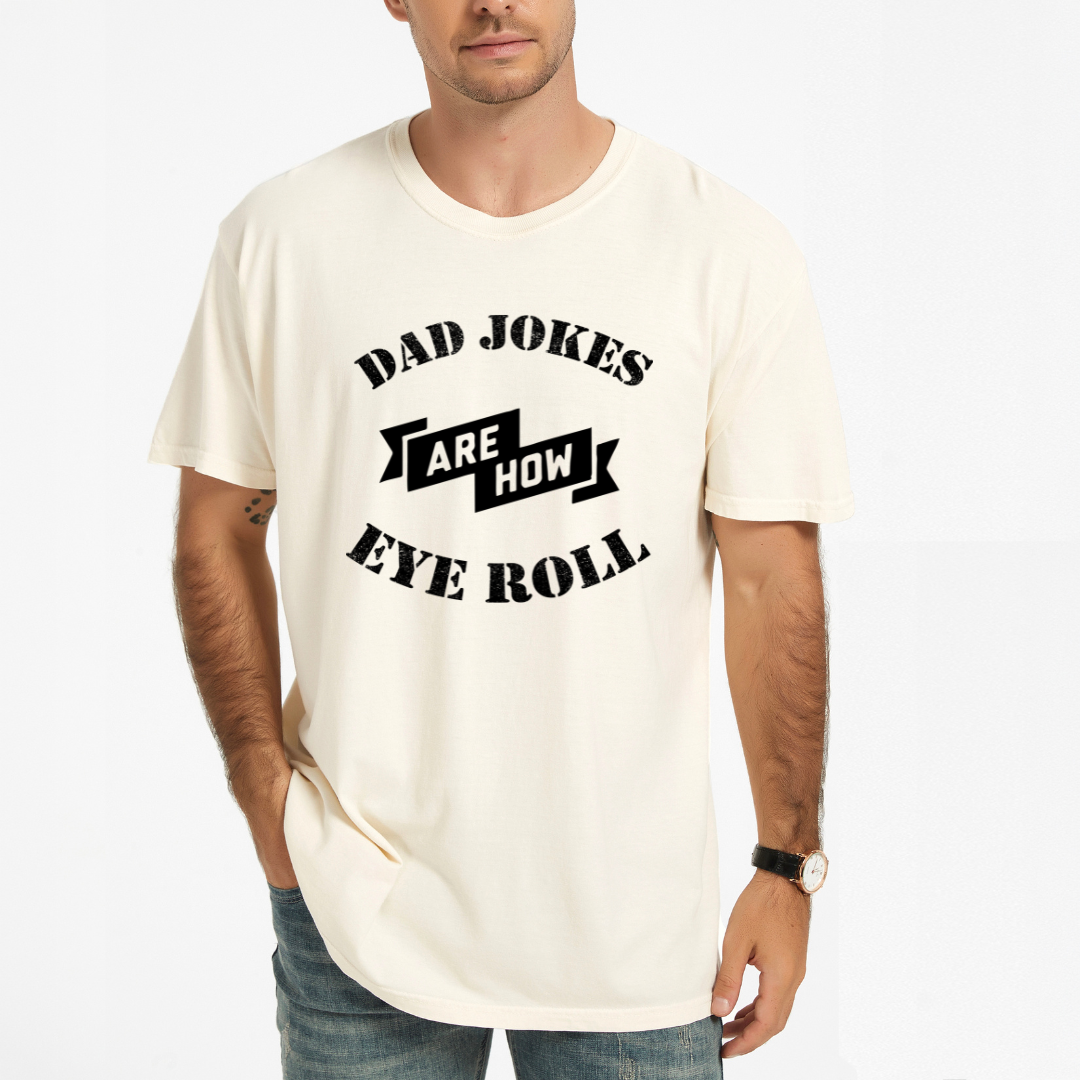 Dad Eye Roll | Men's Garment Dyed Tee