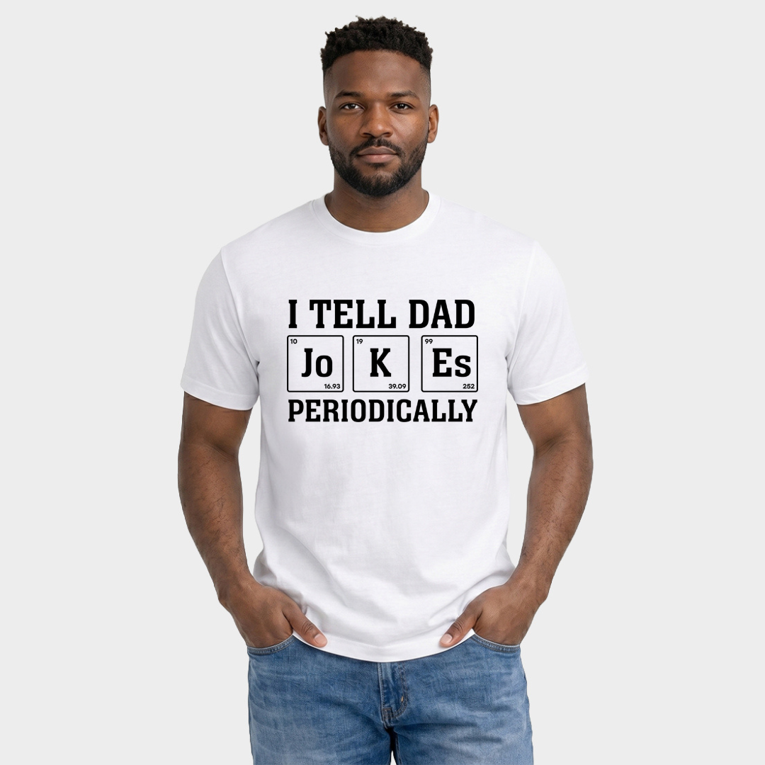 Dad Jokes Periodically | Men's Garment Dyed Tee