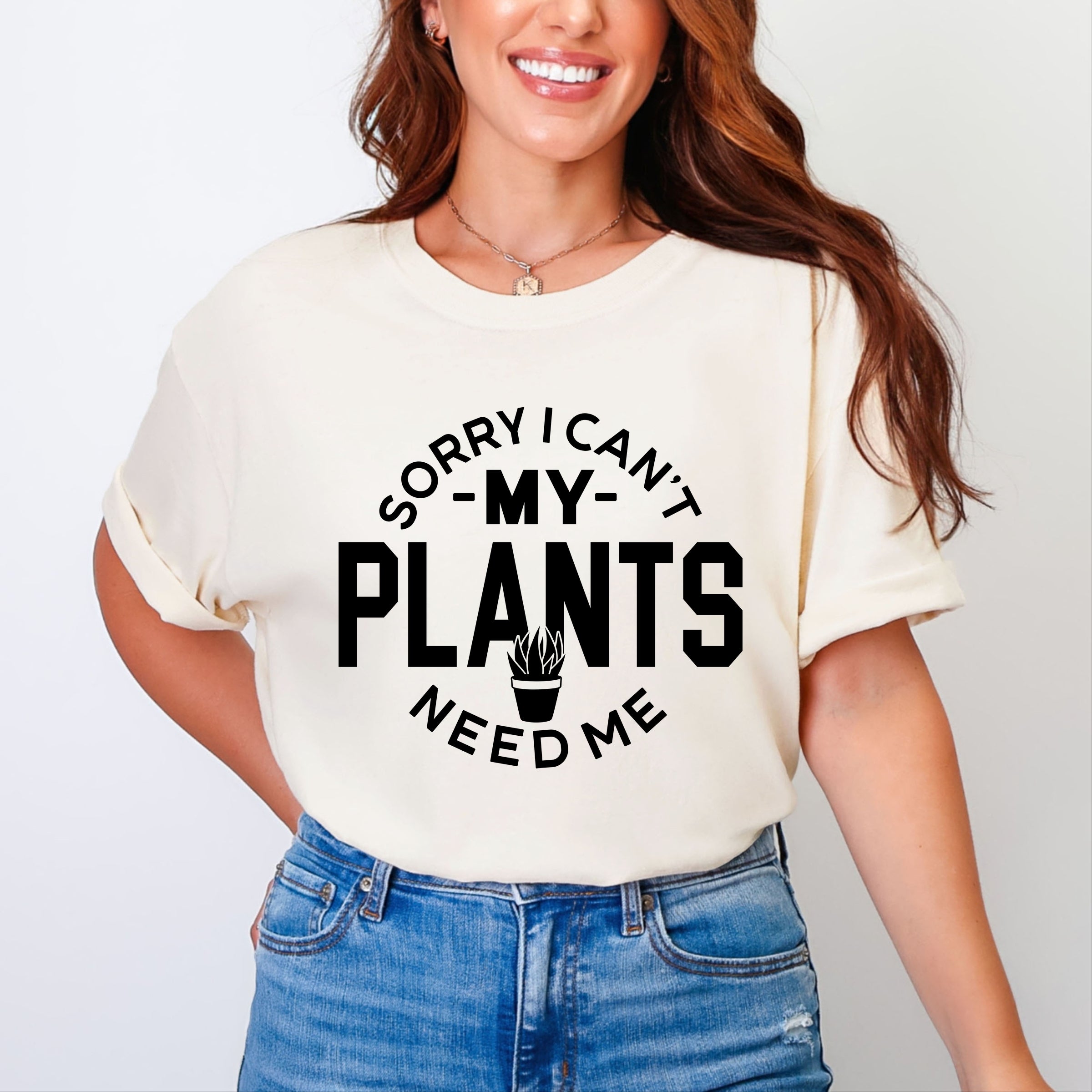 My Plants Need Me - Women's Garment Dyed Graphic T-Shirt
