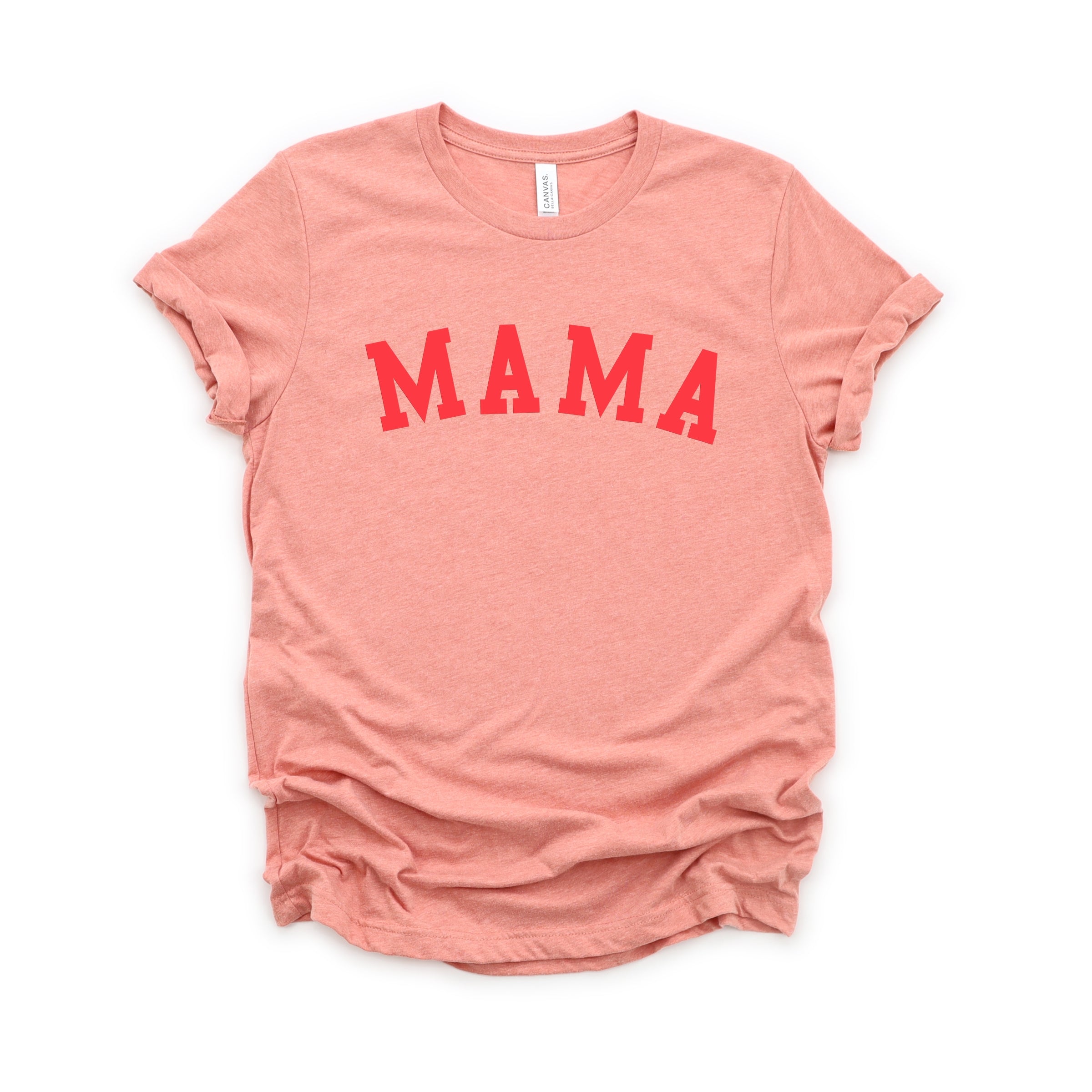 Mama Bold Puff Print - Women's Short Sleeve Graphic T-Shirt