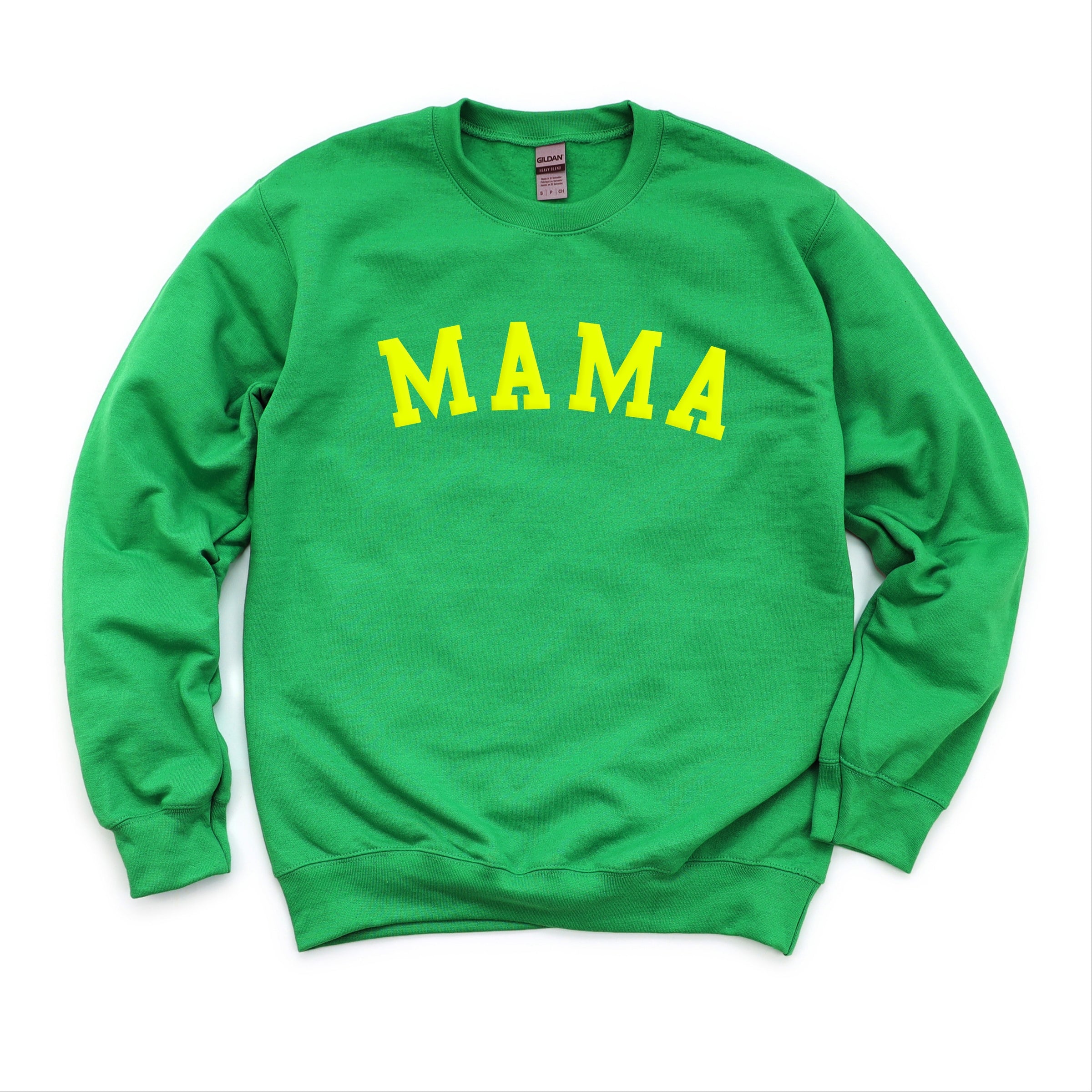 Mama Bold Puff Print - Women's Graphic Sweatshirt
