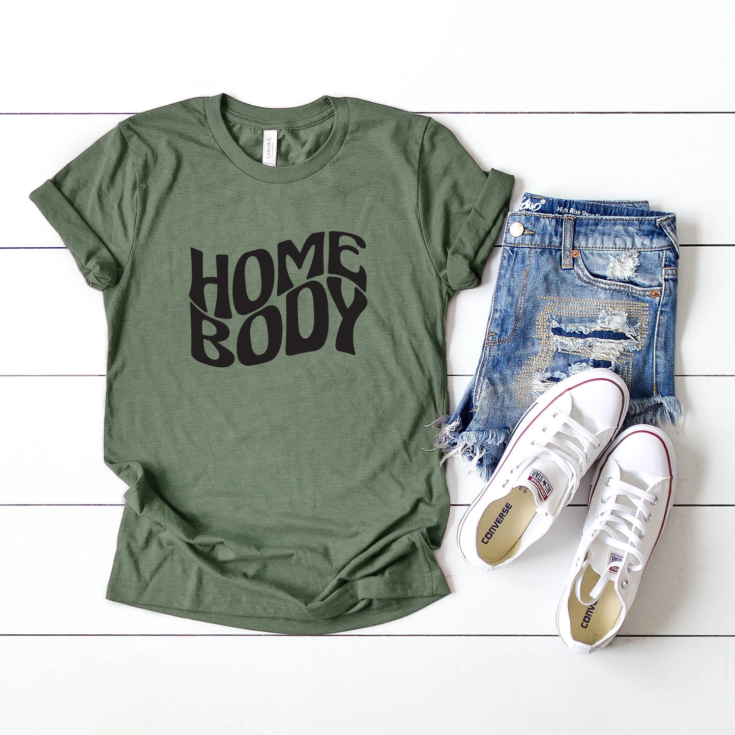 Homebody Wavy | Short Sleeve Crew Neck