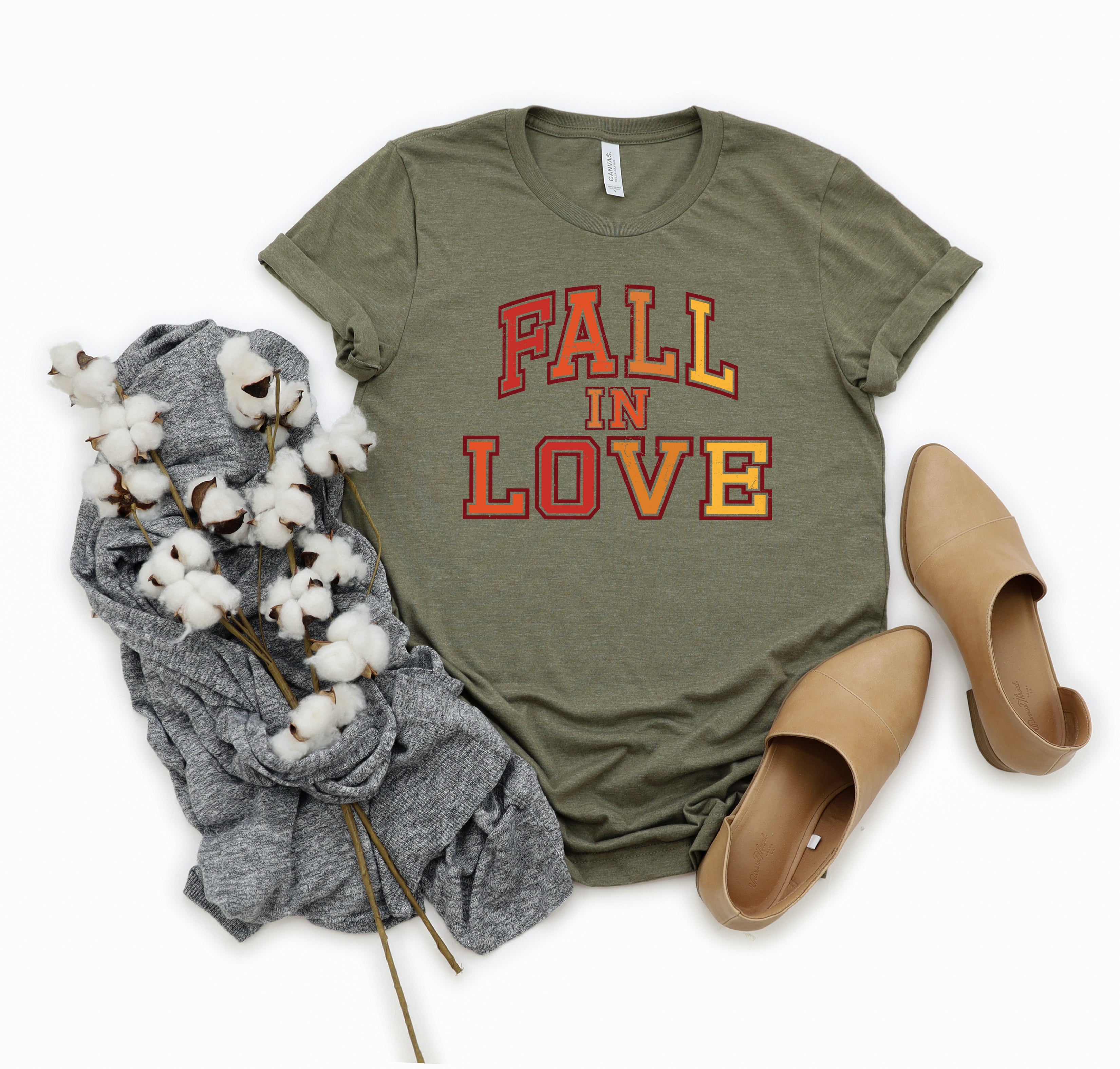 Fall In Love Ombre | Short Sleeve Crew Neck