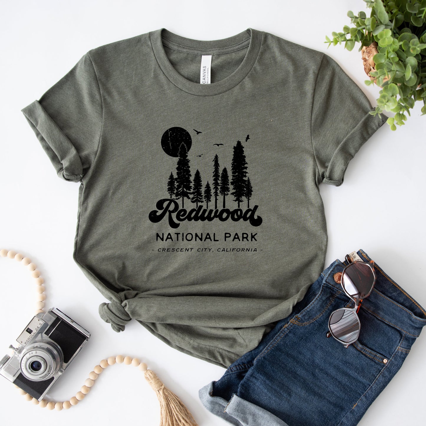 Clearance Vintage Redwood National Park | Short Sleeve Graphic Tee