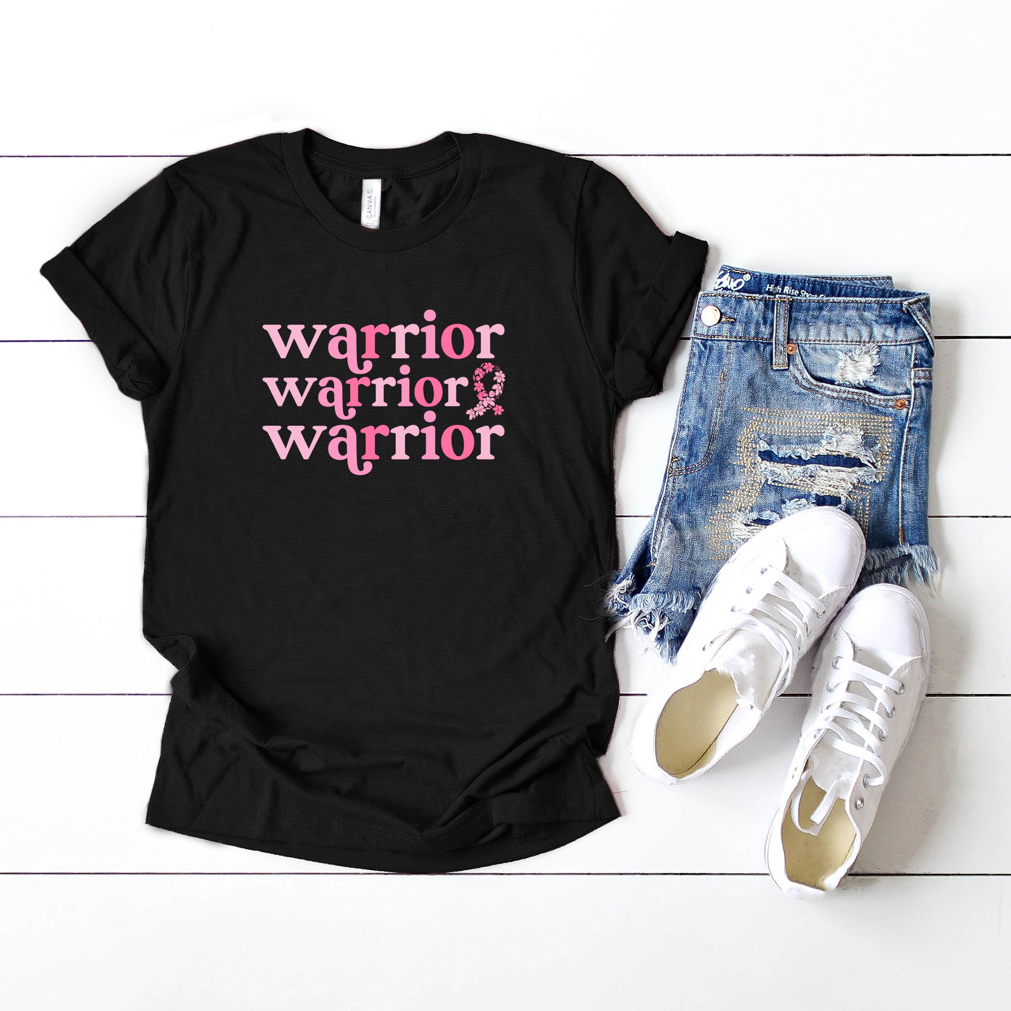 Breast Cancer Warrior | Short Sleeve Crew Neck