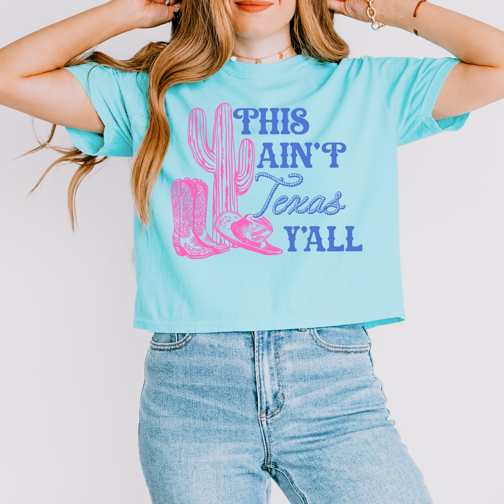 This Ain't Texas | Relaxed Fit Cropped Tee