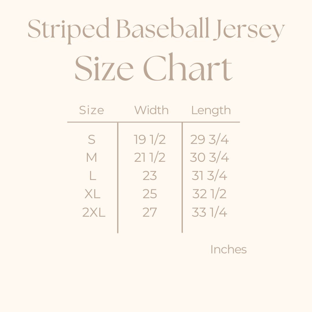 Motherhood University Jersey - Striped Baseball Jersey