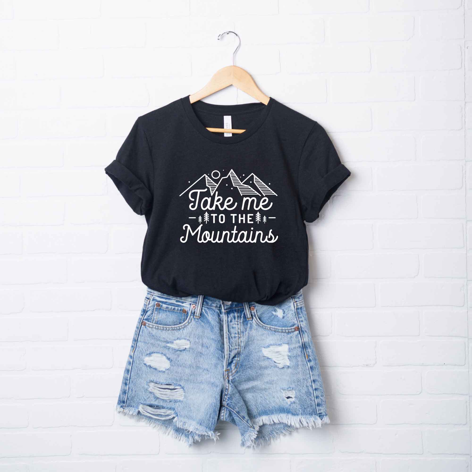 Take Me to the Mountains Landscape | Short Sleeve Graphic Tee