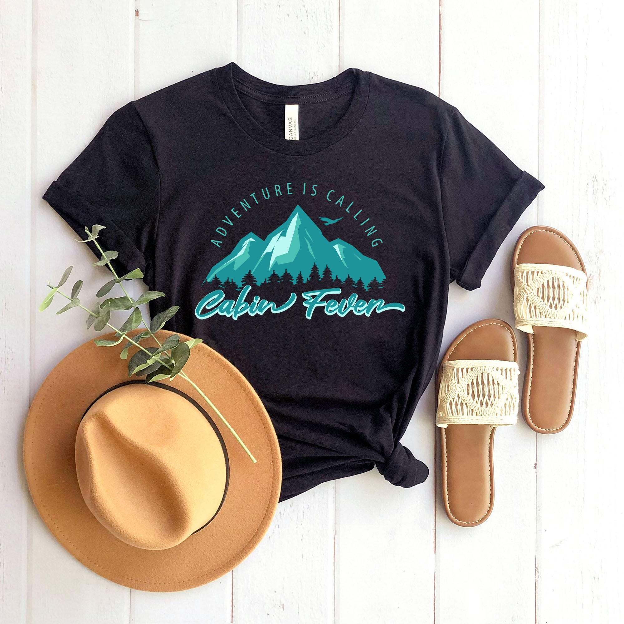 Cabin Fever Mountains | Short Sleeve Crew Neck