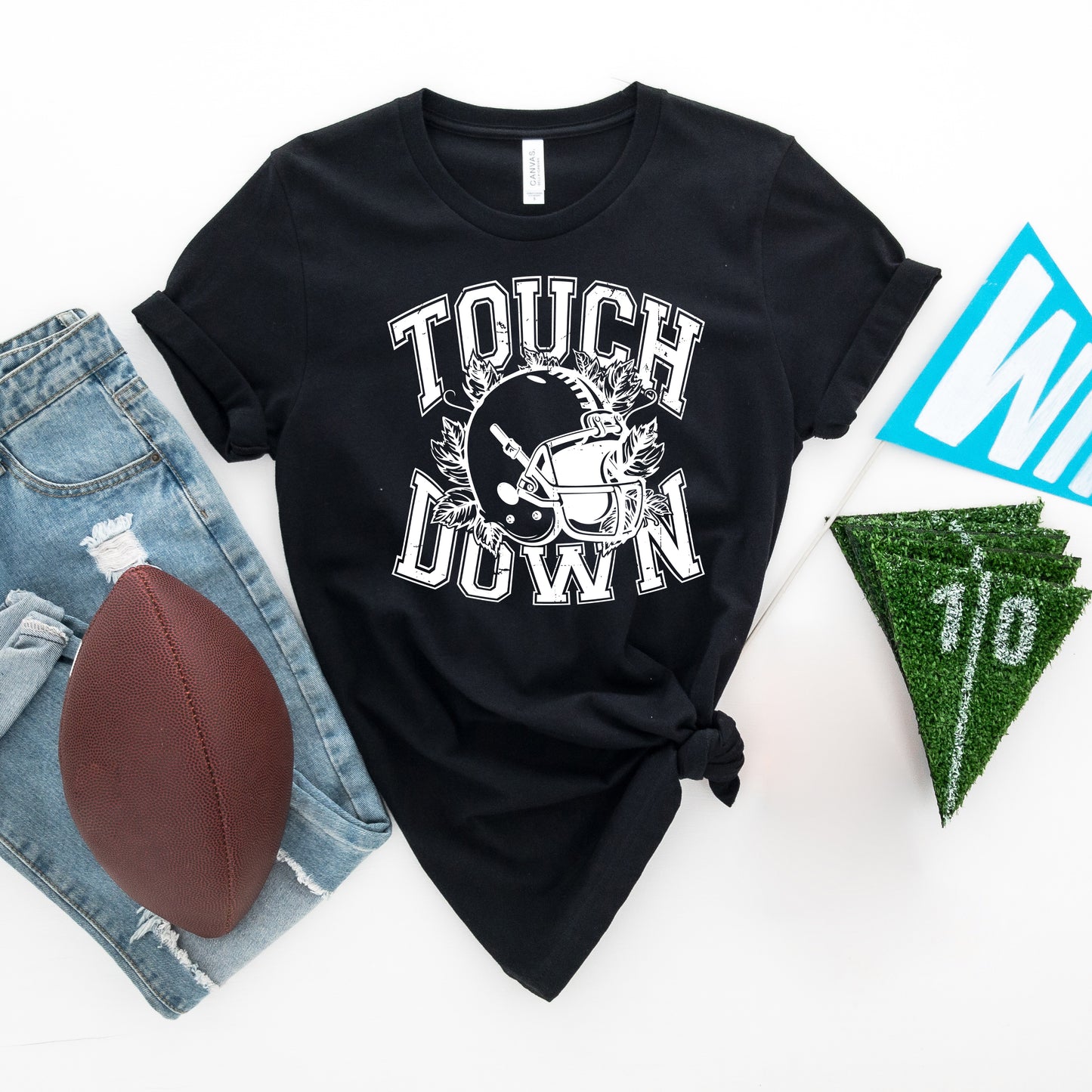 Touchdown Helmet |Short Sleeve Crew Neck