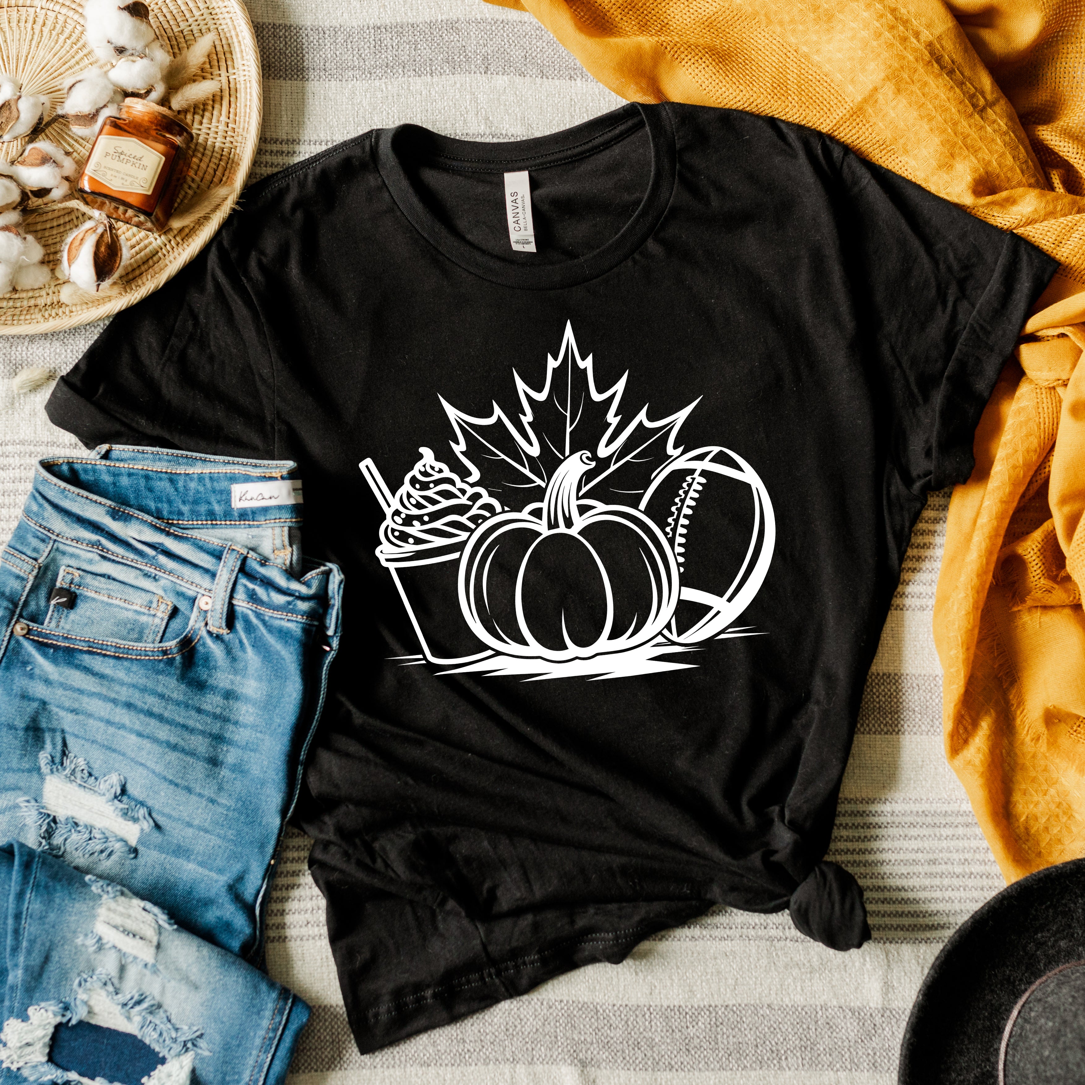 Fall Collage | Short Sleeve Crew Neck