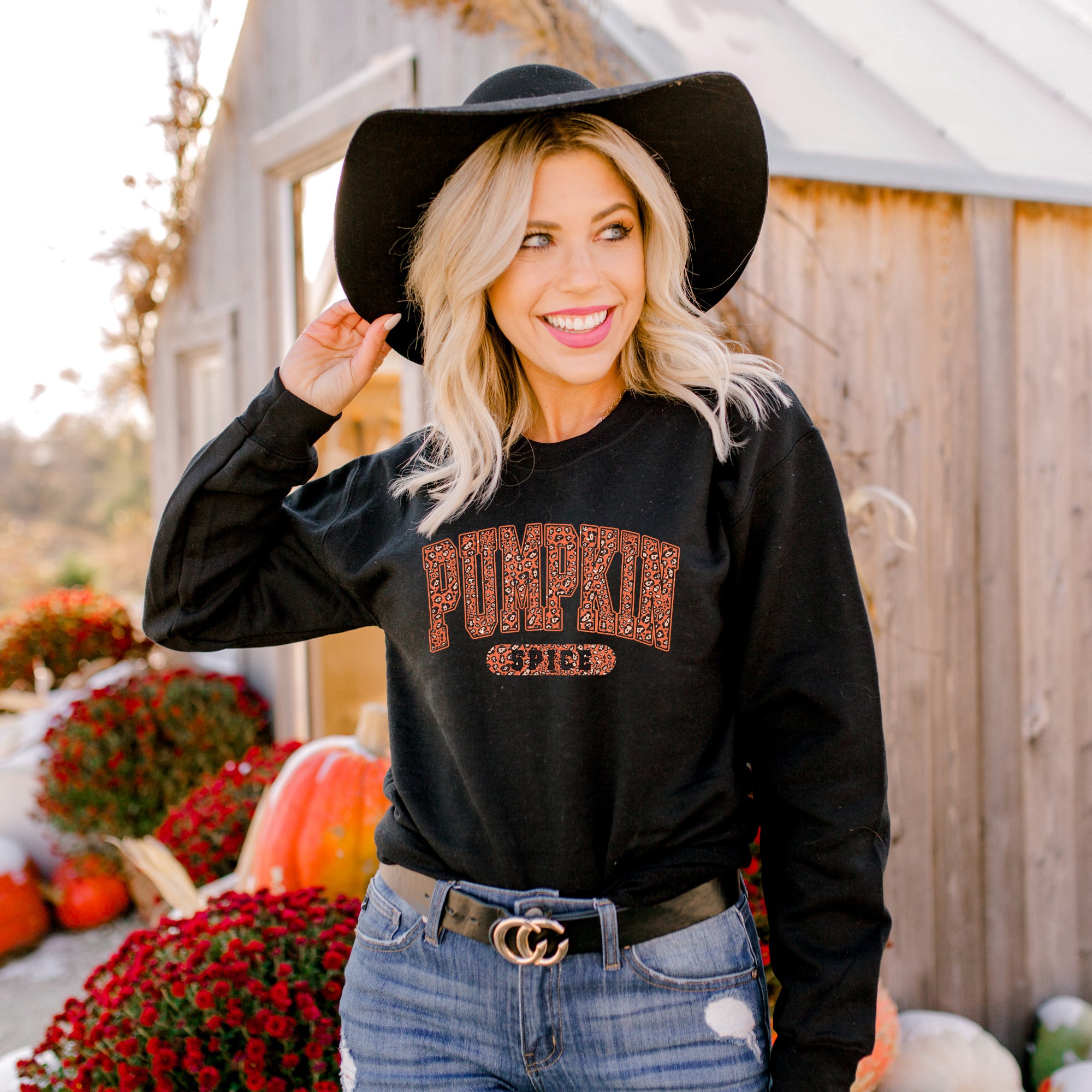 Leopard Pumpkin Spice | Sweatshirt