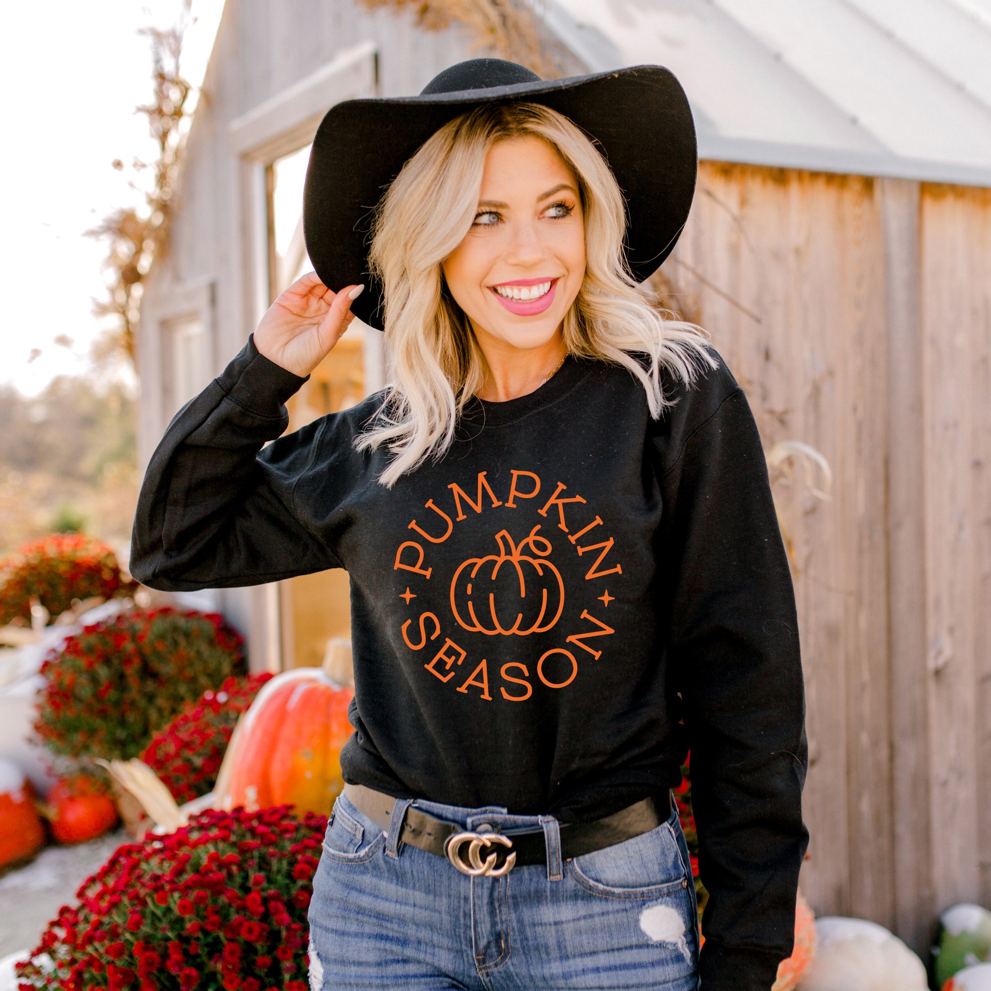 Pumpkin Season Circle | Sweatshirt