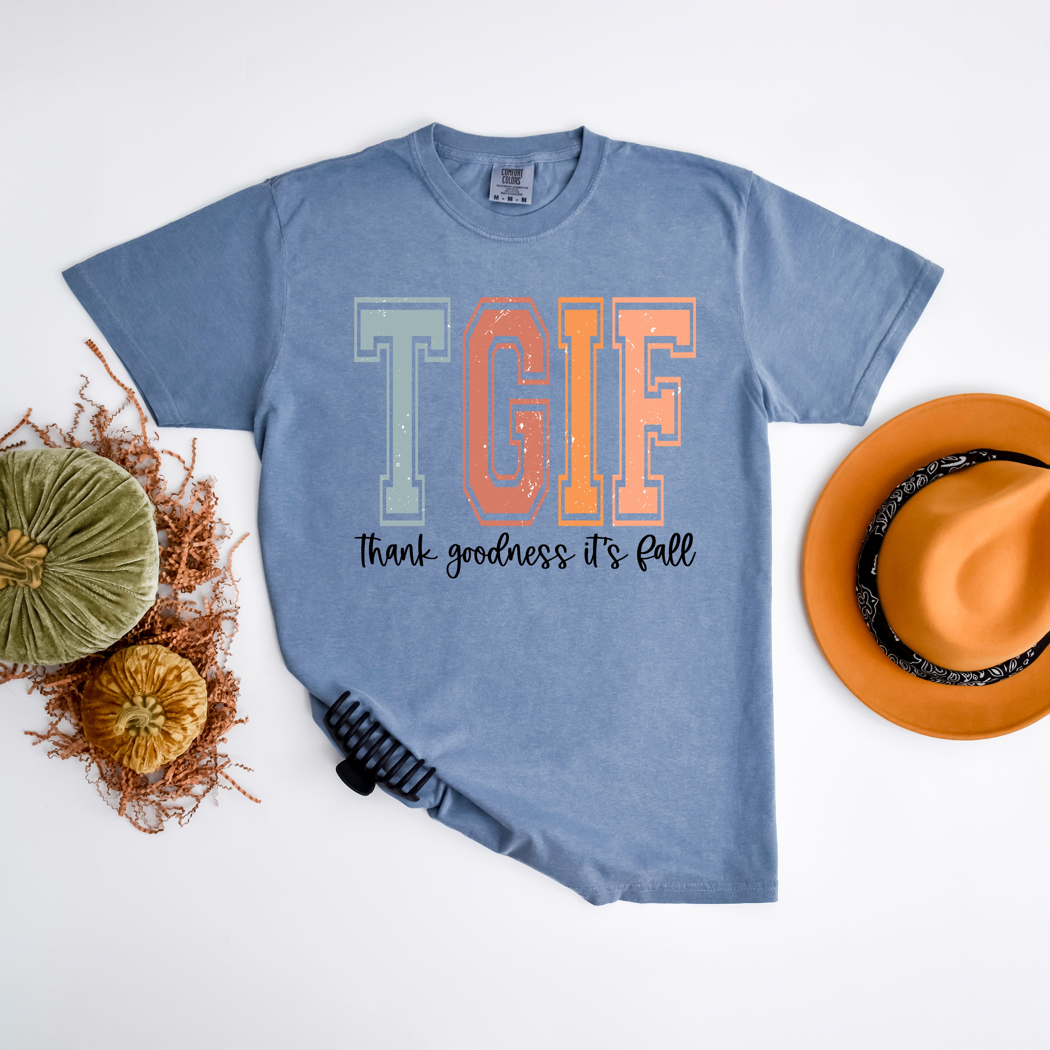 Thank Goodness It's Fall | Garment Dyed Tee