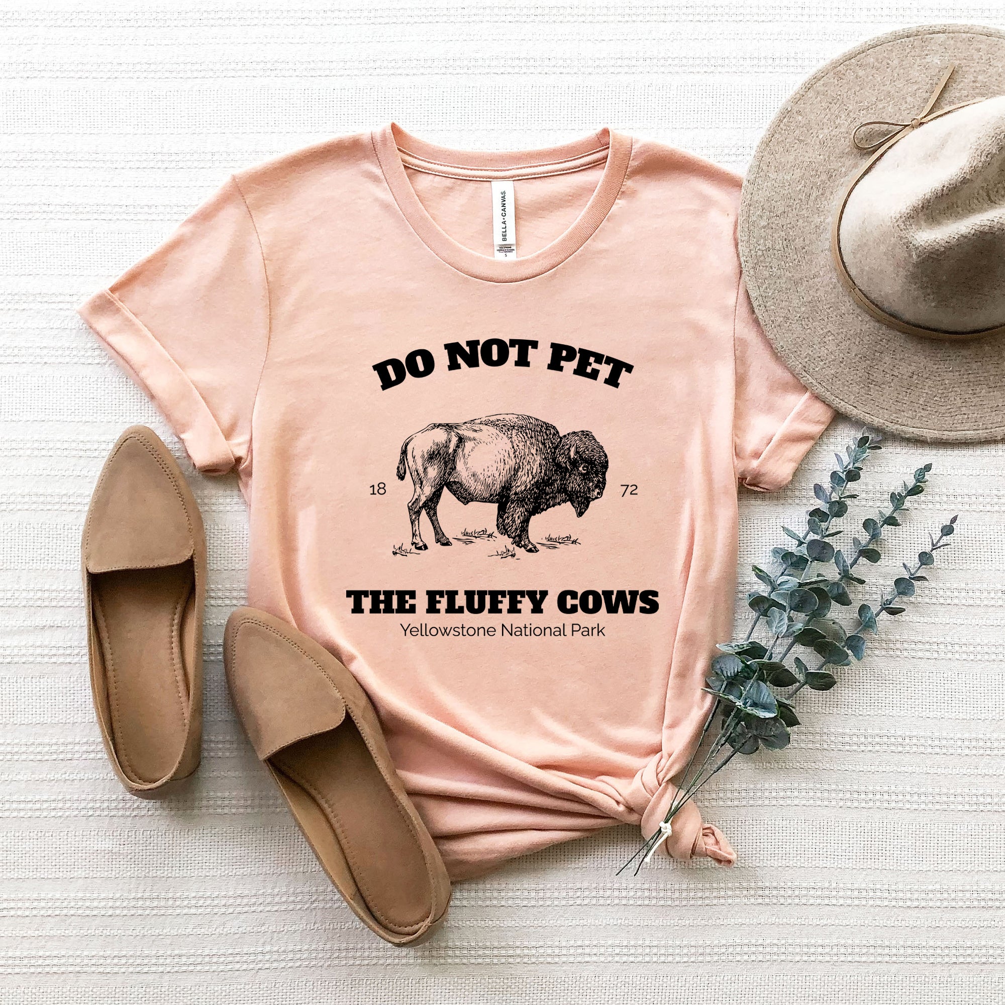 Yellowstone Fluffy Cows | Short Sleeve Crewneck