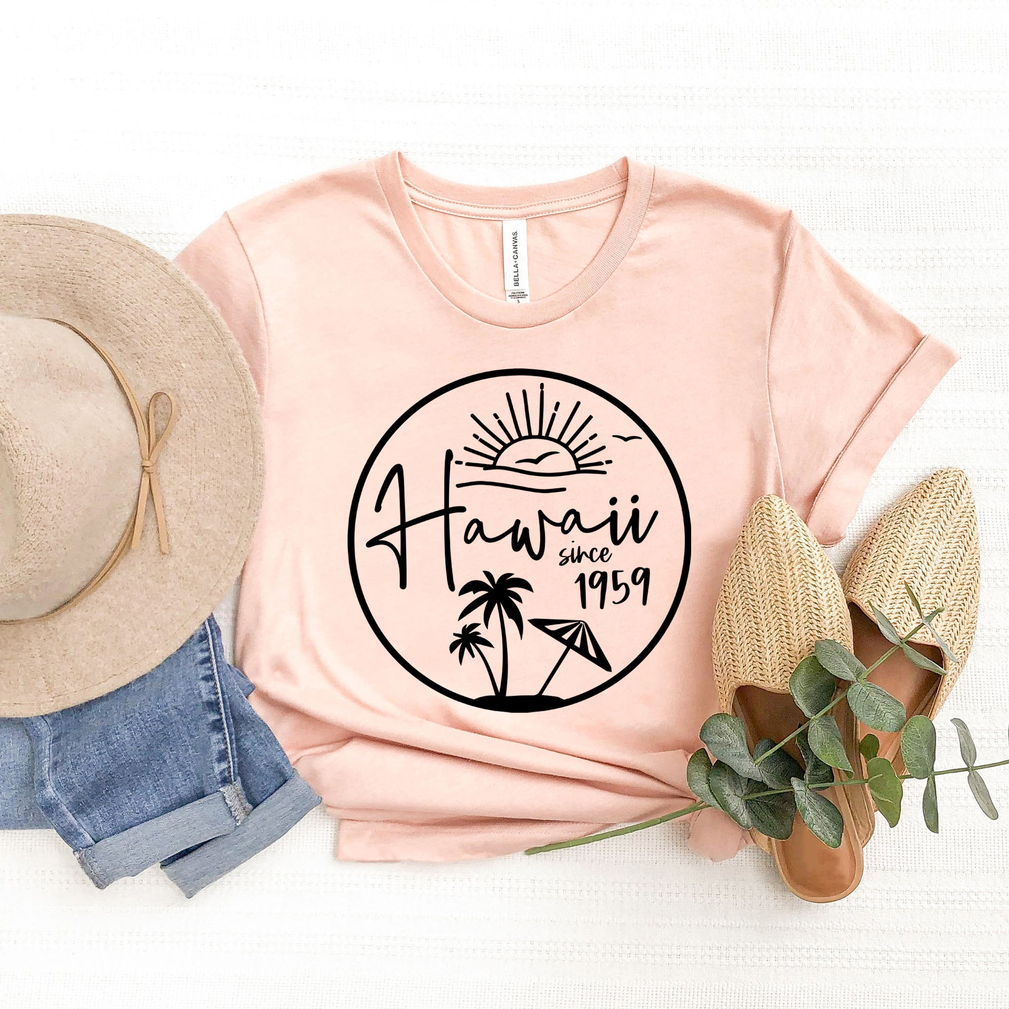 Hawaii Since 1959 | Short Sleeve Crew Neck