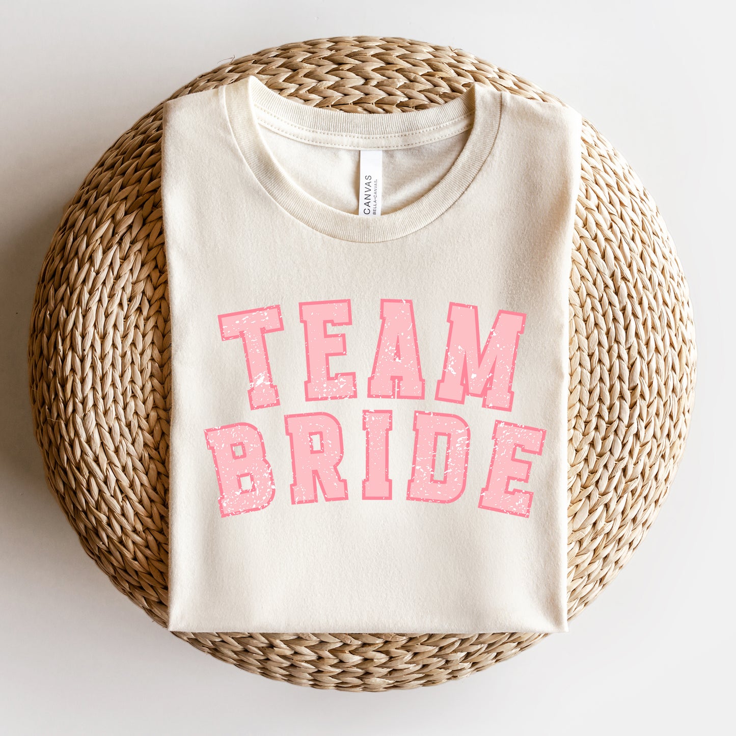 Pink Team Bride | Short Sleeve Crew Neck