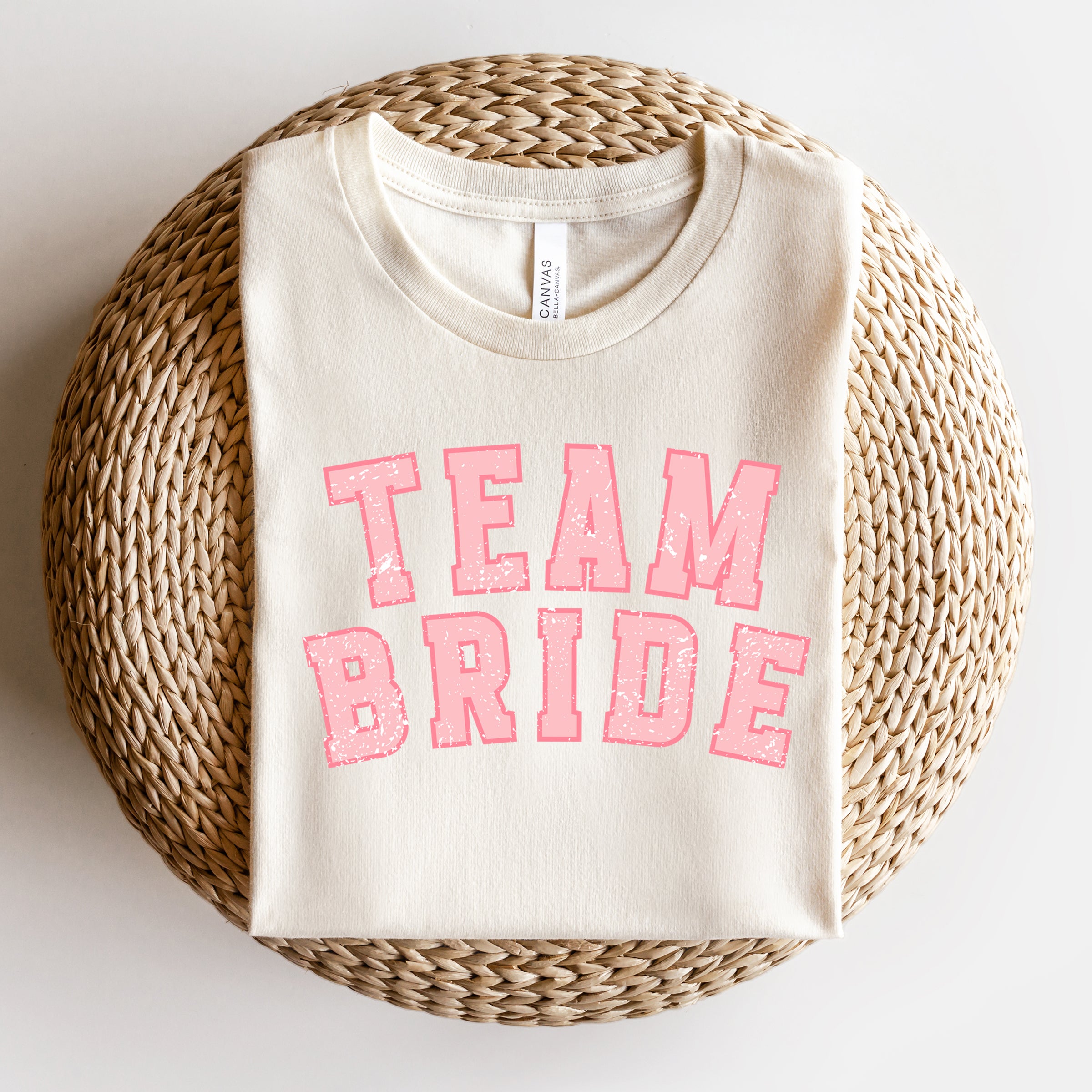 Pink Team Bride | Short Sleeve Crew Neck