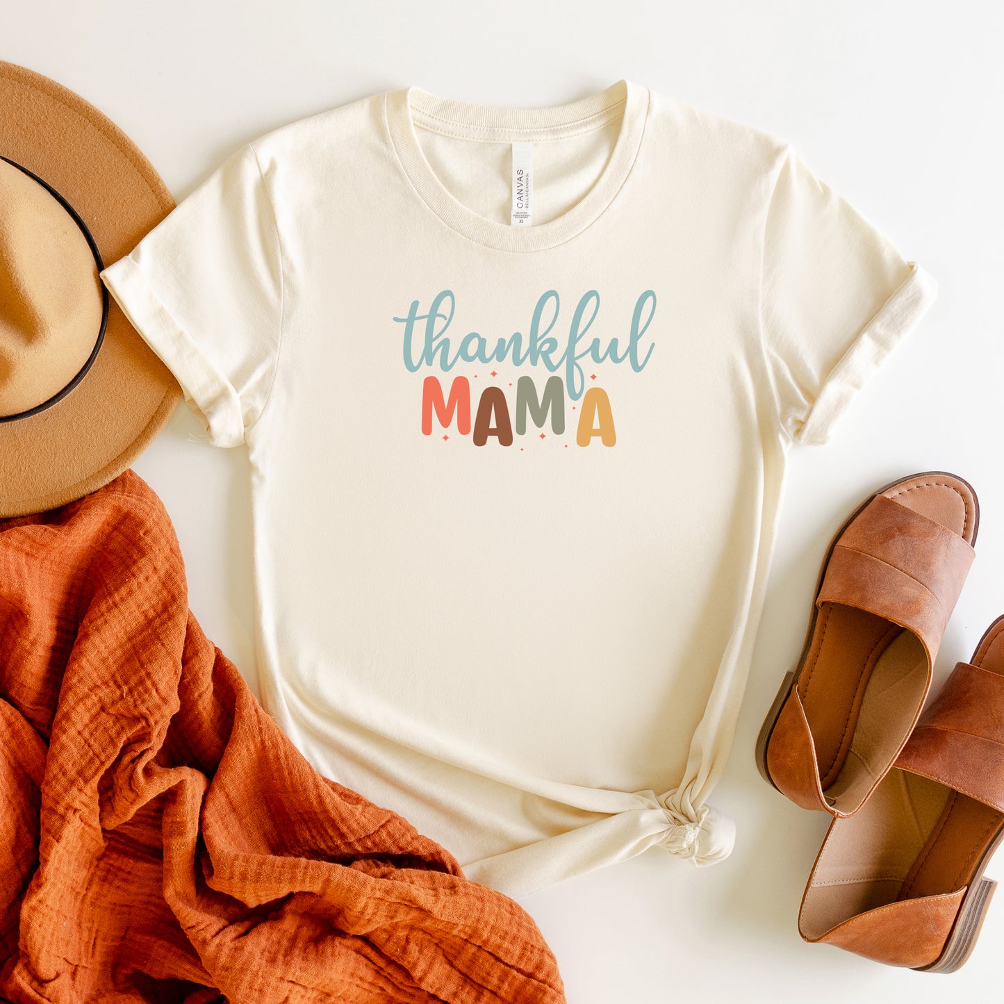 Thankful Mama | Short Sleeve Crew Neck