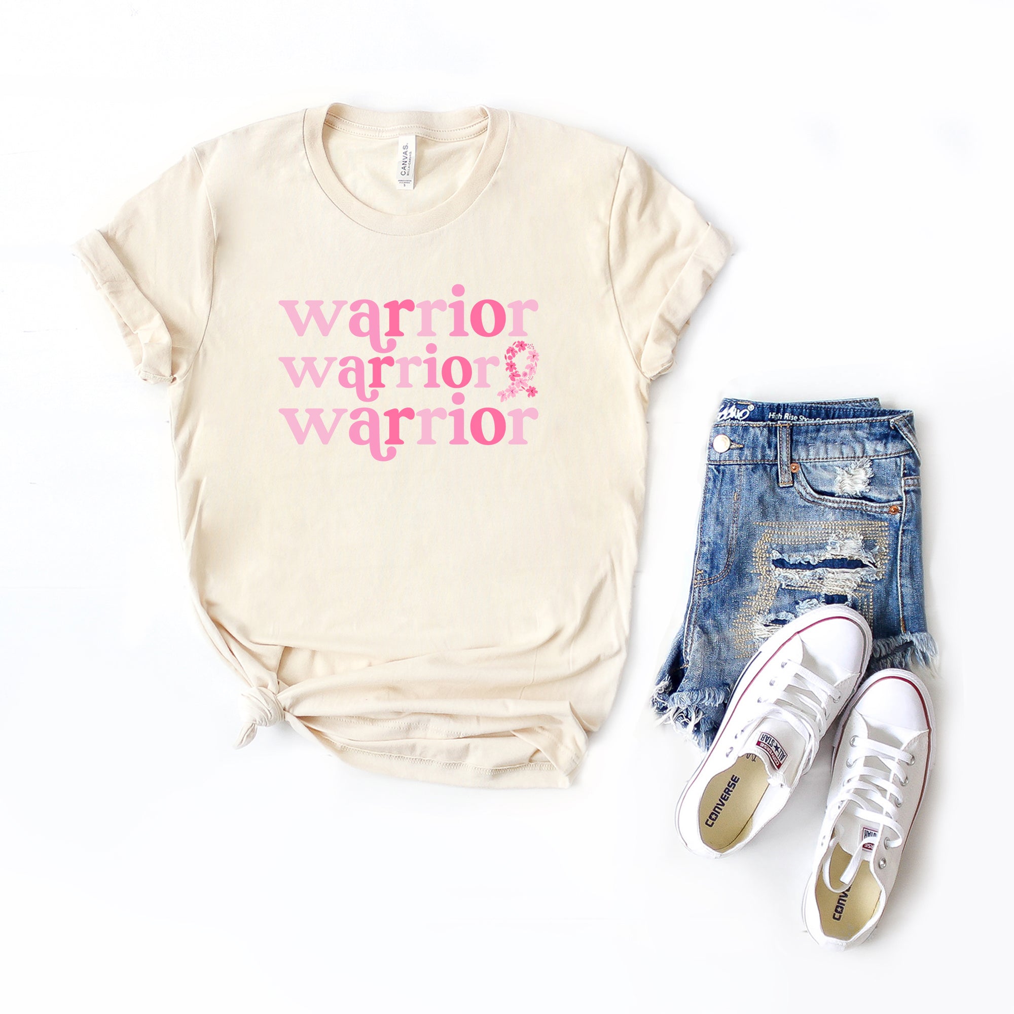 Breast Cancer Warrior | Short Sleeve Crew Neck